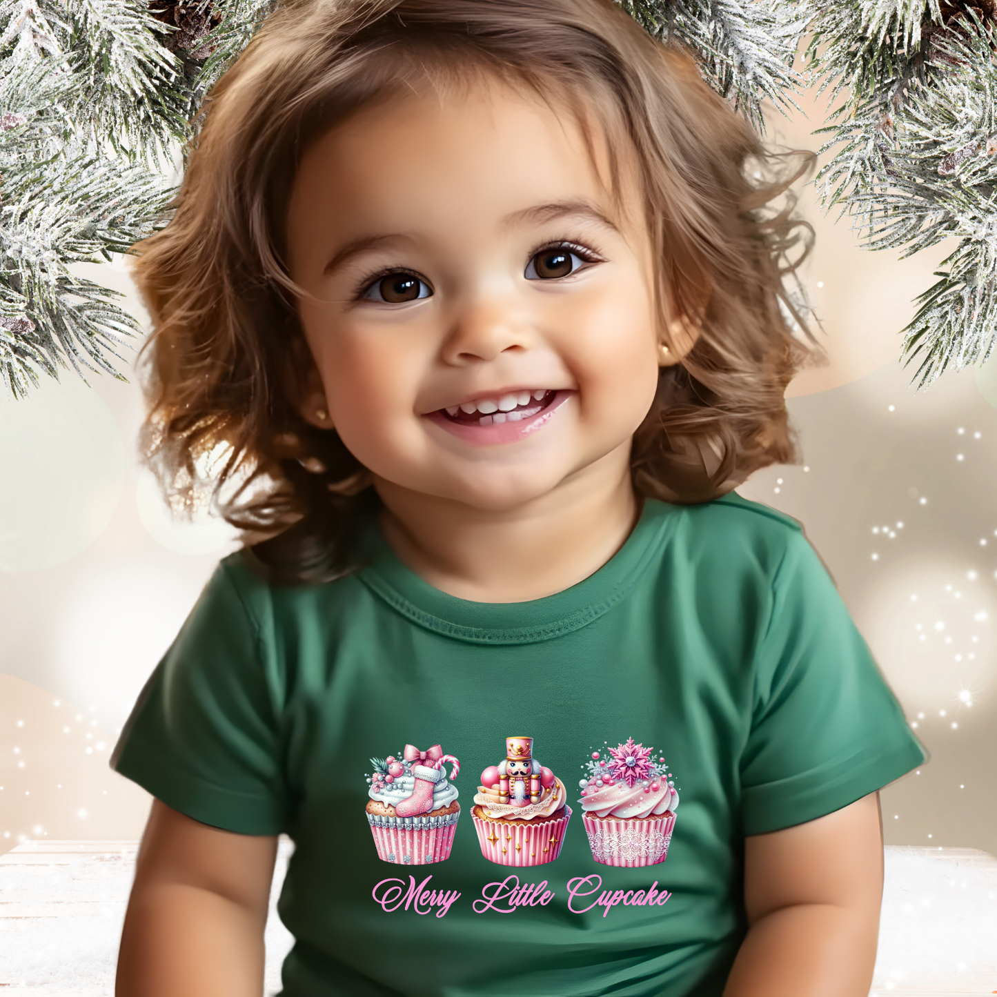 Merry Little Cupcake Toddler T-Shirt