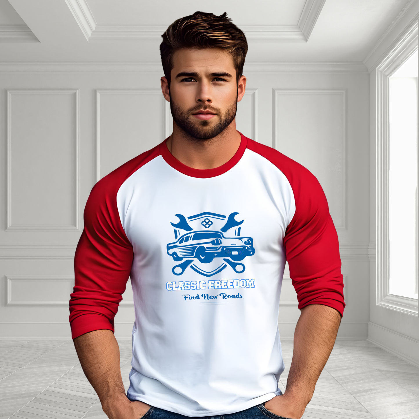 Classic Freedom Baseball Tee