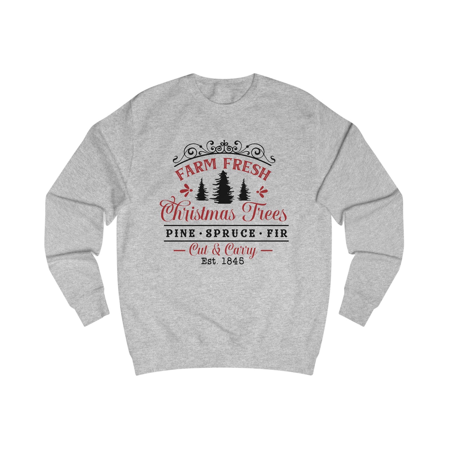 Farm Fresh Christmas Trees Crewneck Sweatshirt
