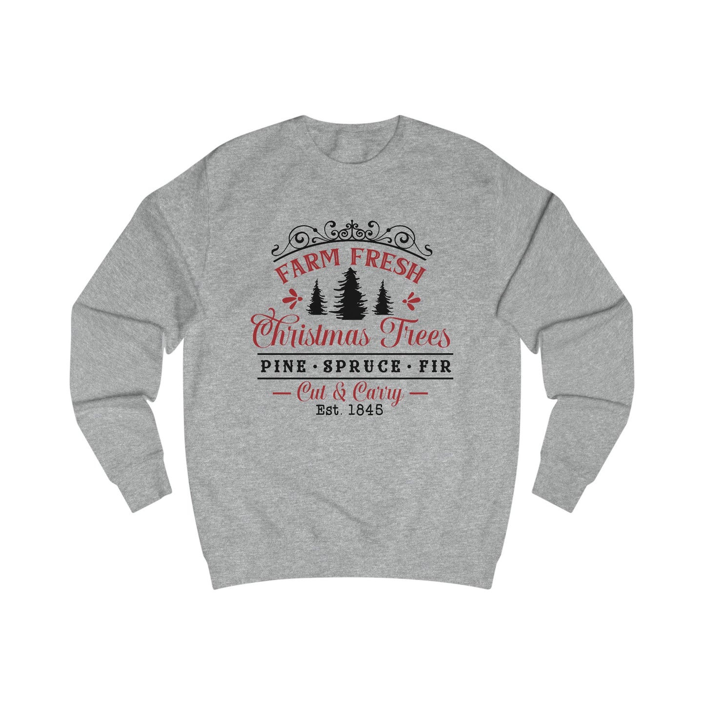 Farm Fresh Christmas Trees Crewneck Sweatshirt