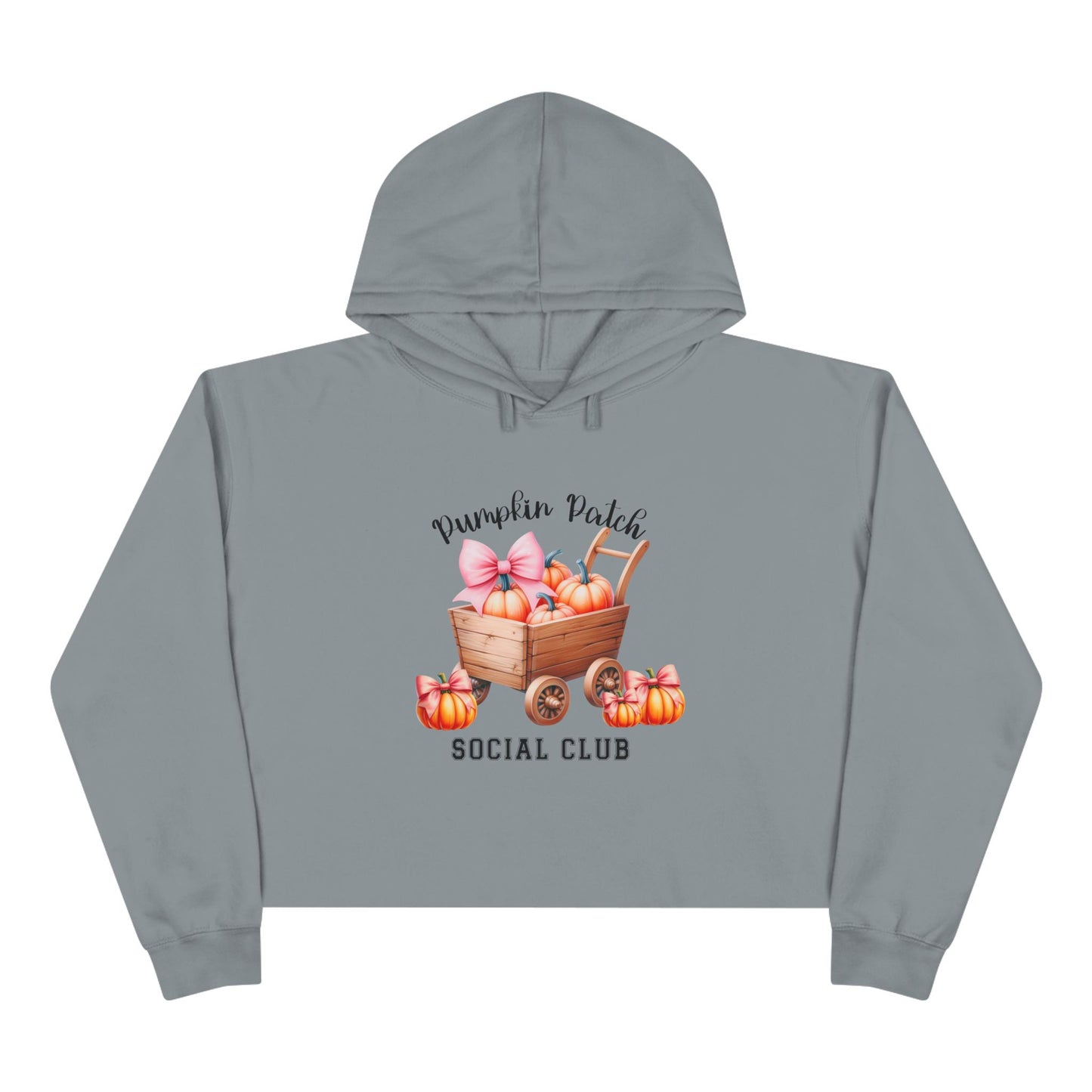 Pumpkin Patch Social Club Crop Hoodie