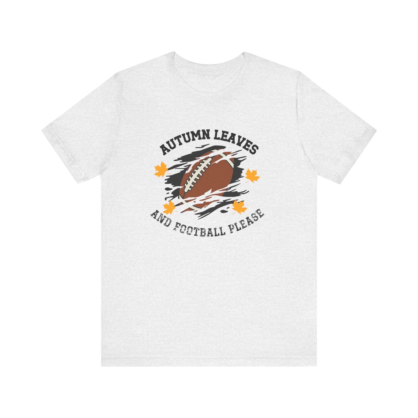 Autumn Leaves And Football Please T-Shirt