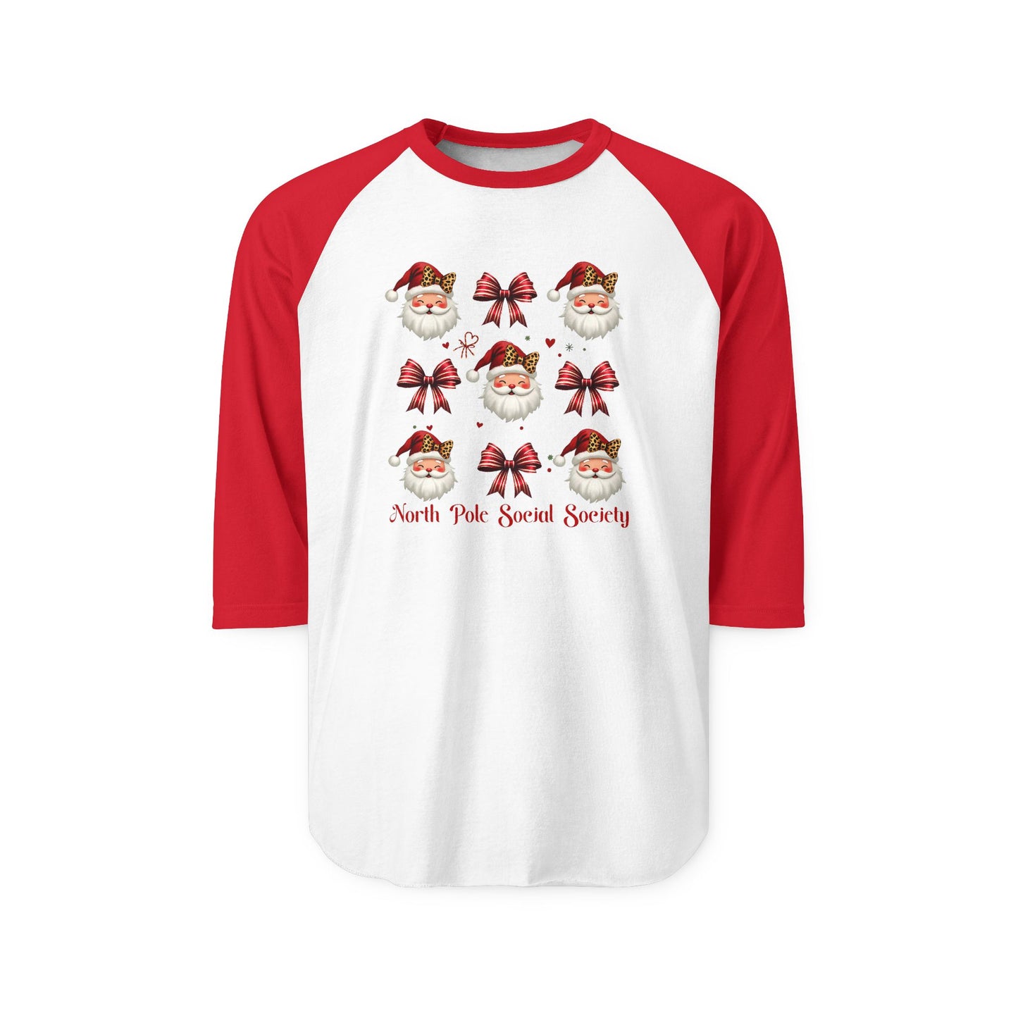 North Pole Social Society Baseball Tee