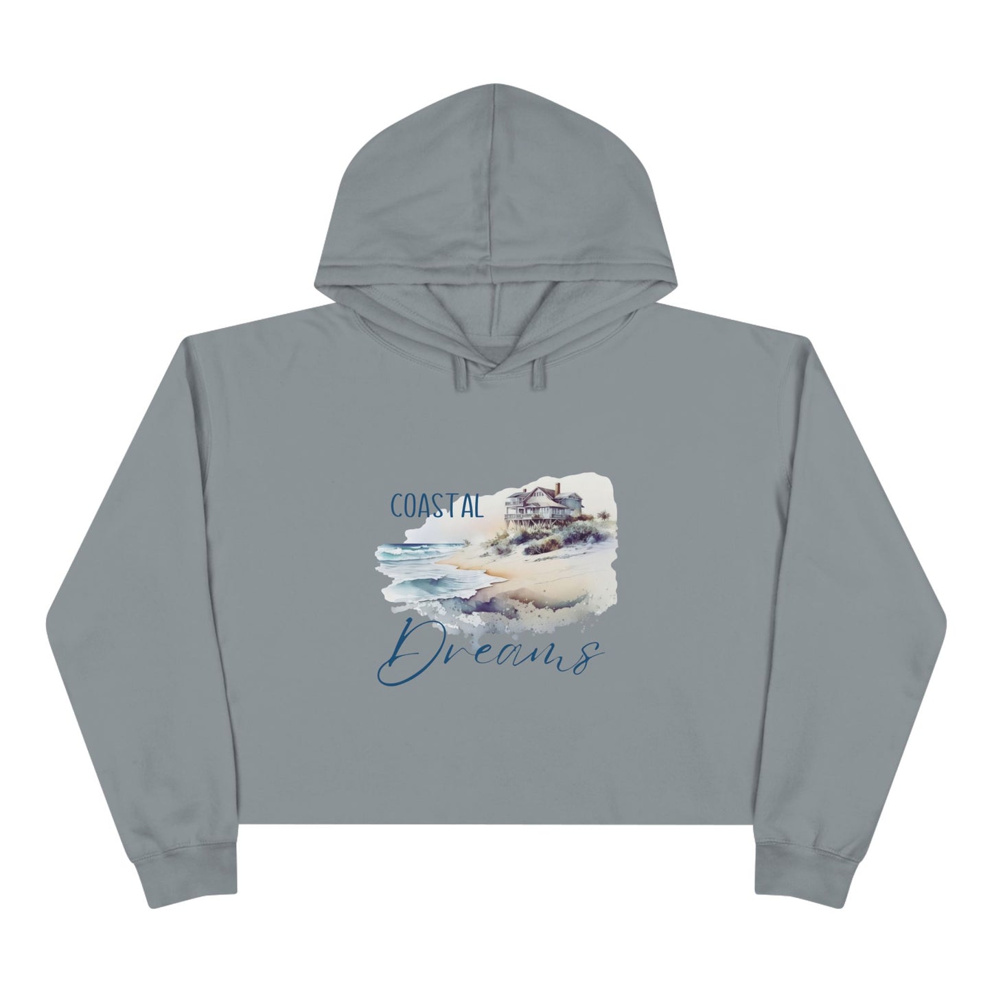 Coastal Dreams Crop Hoodie
