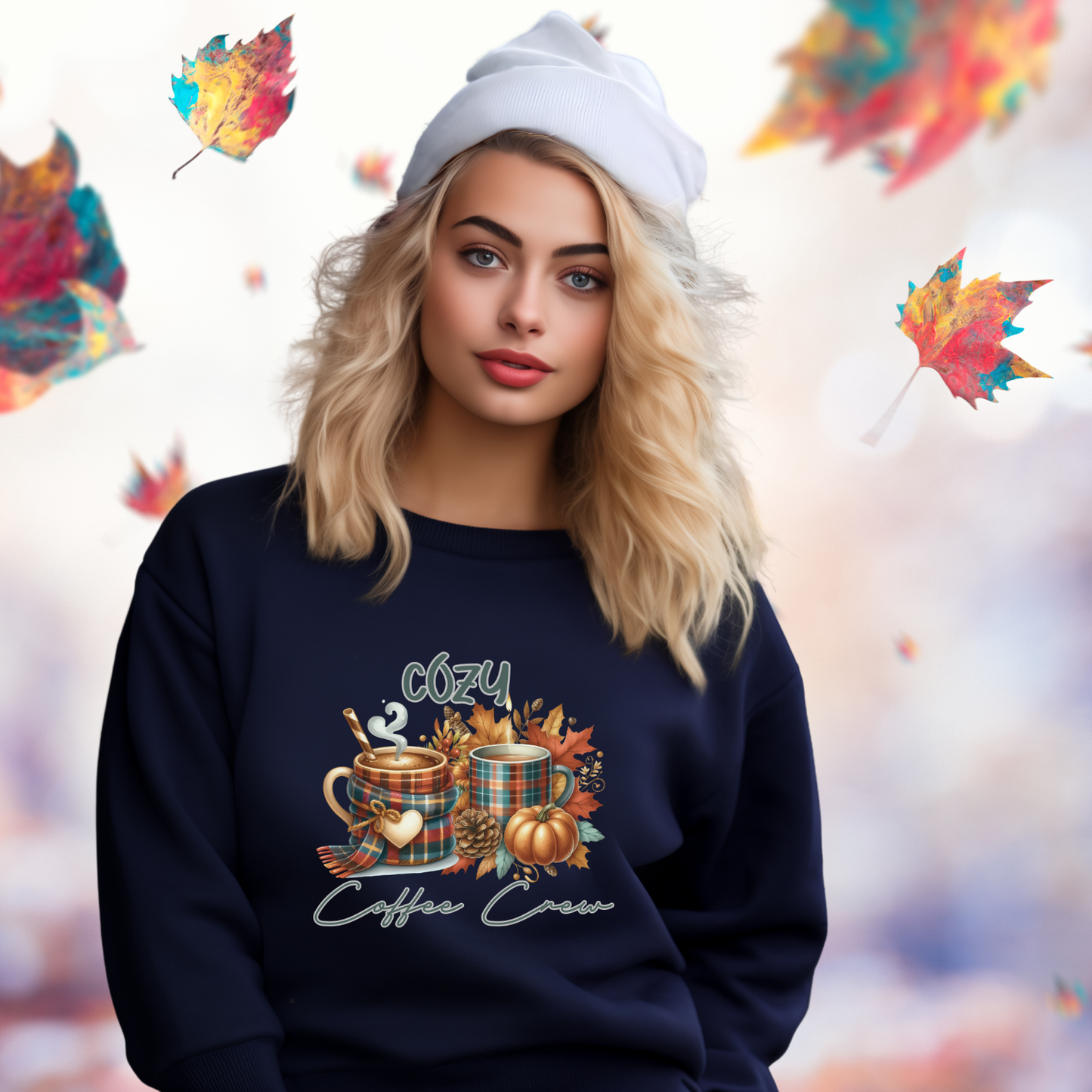 Cozy Coffee Crew Crewneck Sweatshirt
