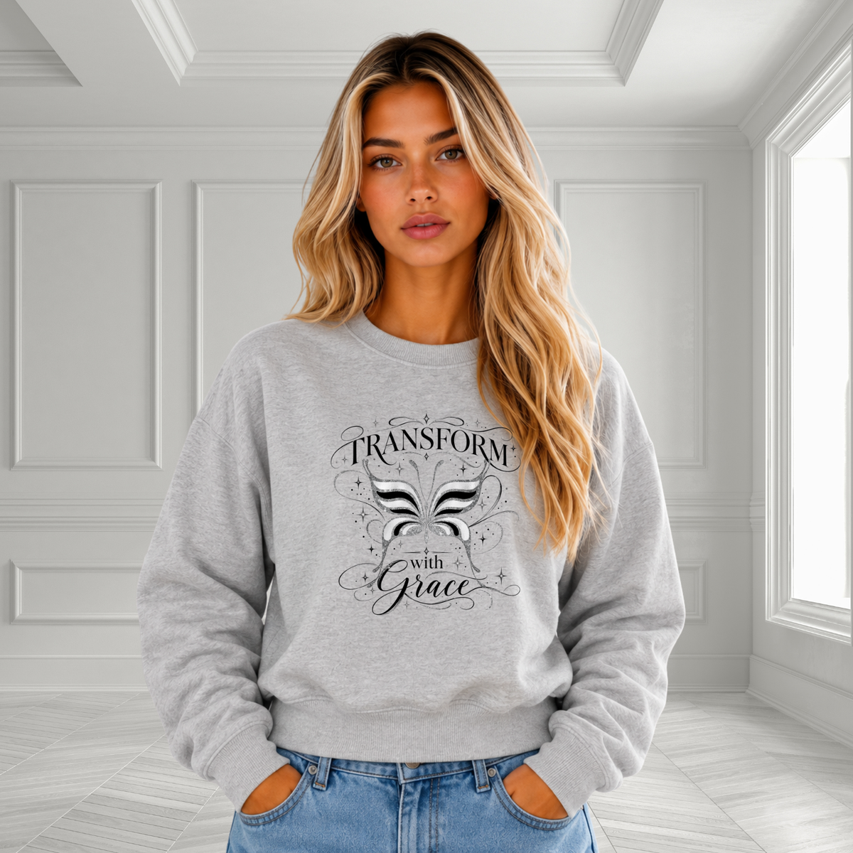 Transform With Grace Crewneck Sweatshirt