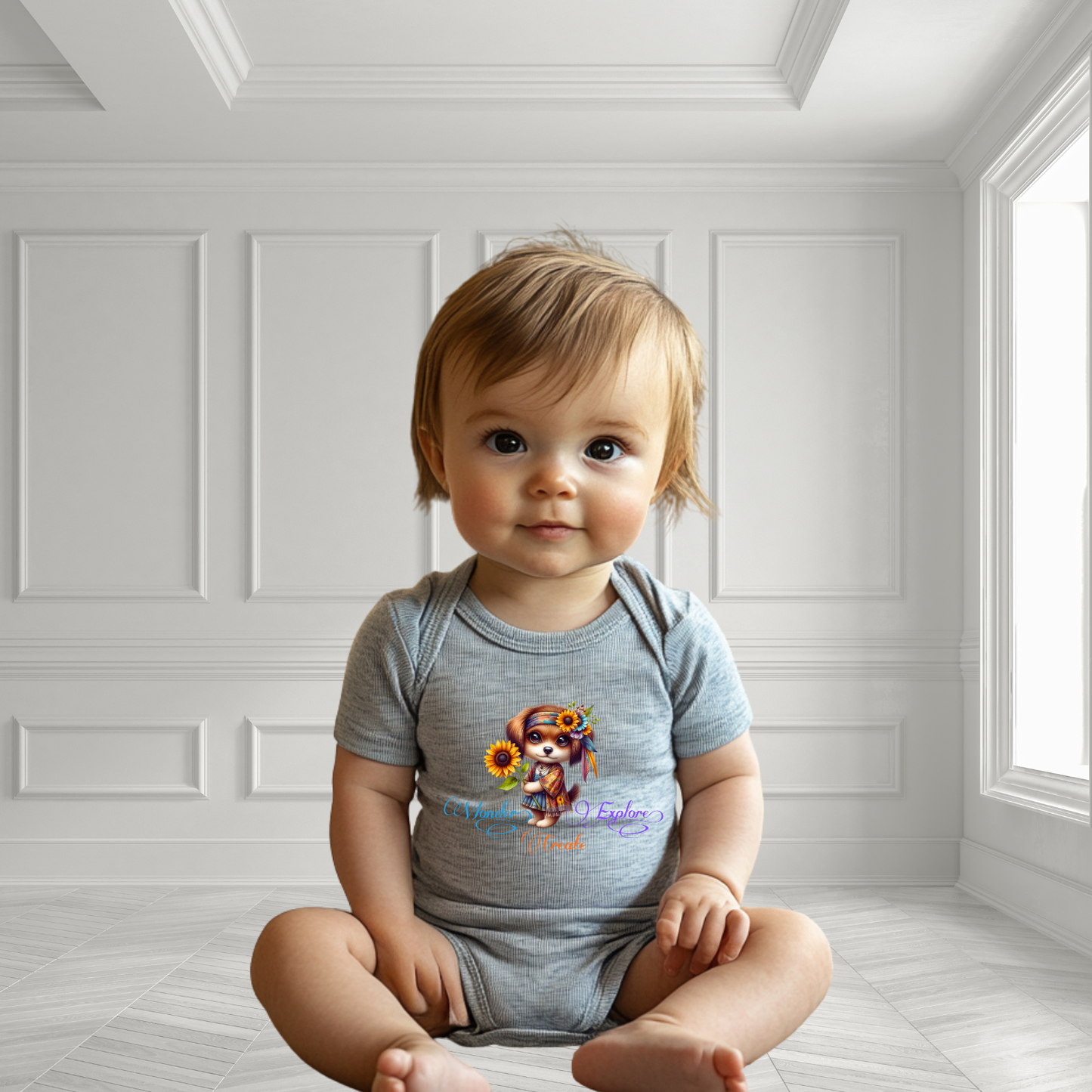 Wonder, Explore, Create Infant Short Sleeve Onesie