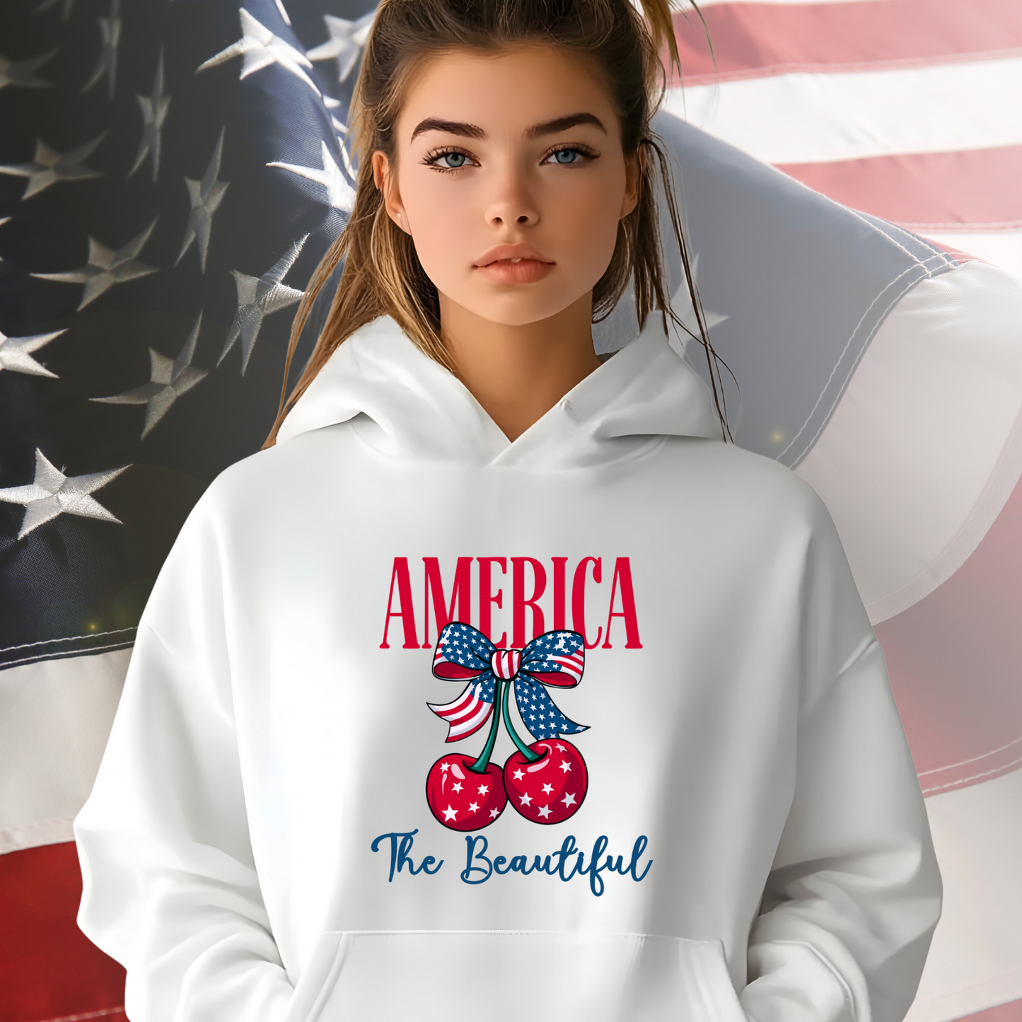 America The Beautiful Pullover Hoodie