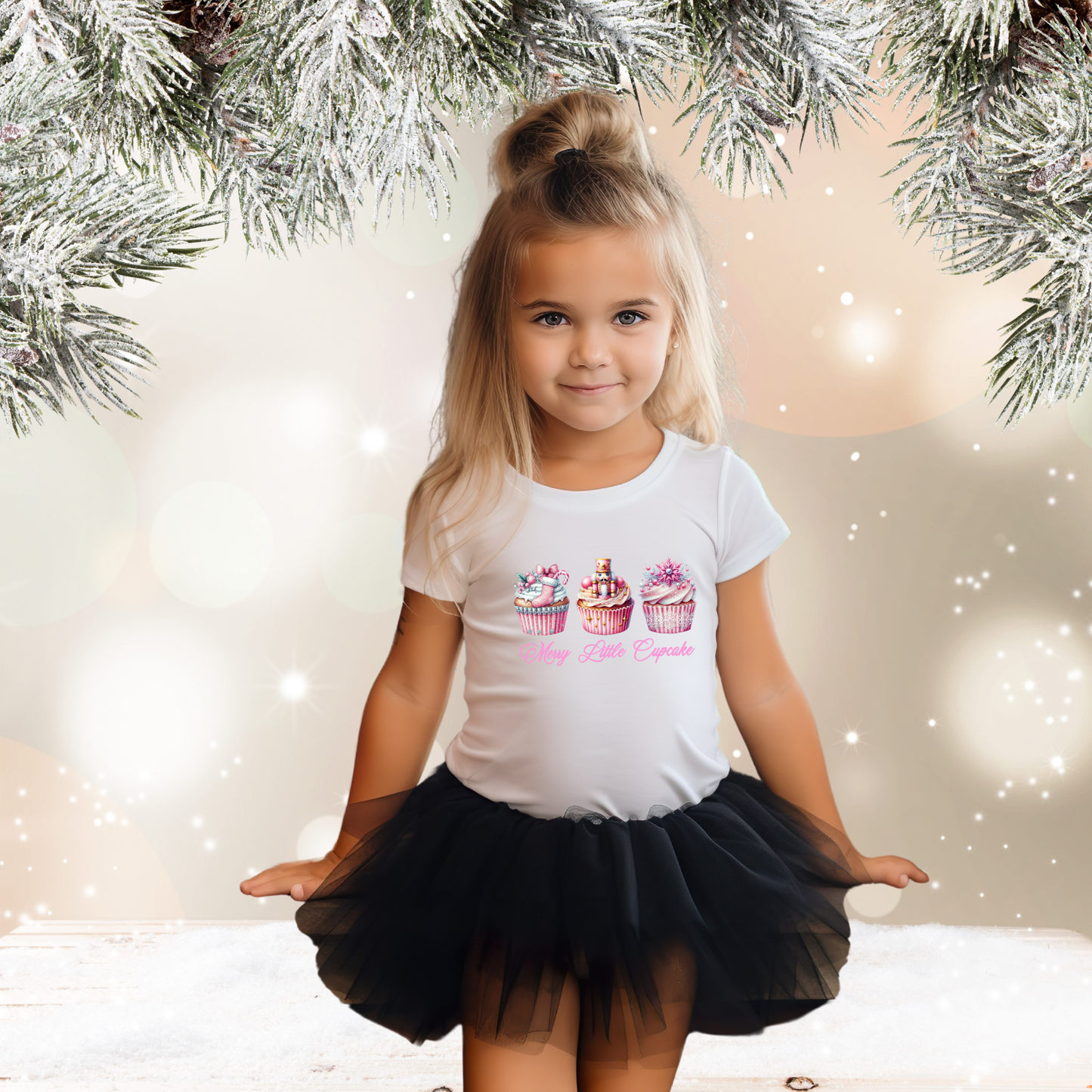 Merry Little Cupcake Toddler T-Shirt