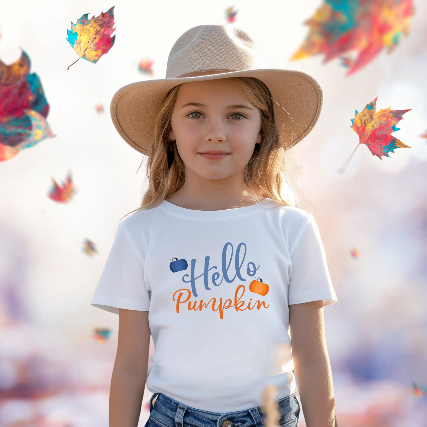 Hello Pumpkin Kid’s T-Shirt