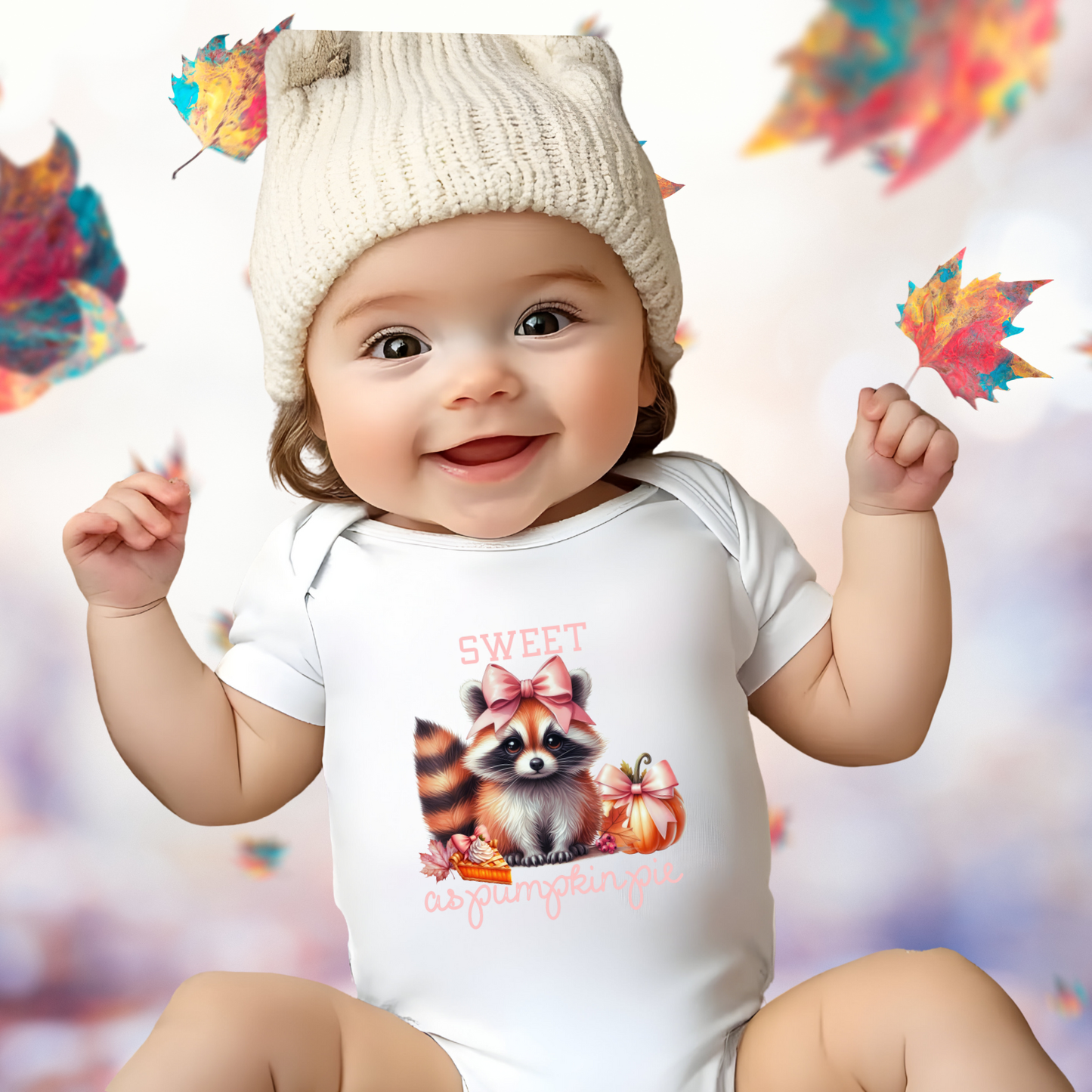 Sweet As Pumpkin Pie Infant Short Sleeve Onesie