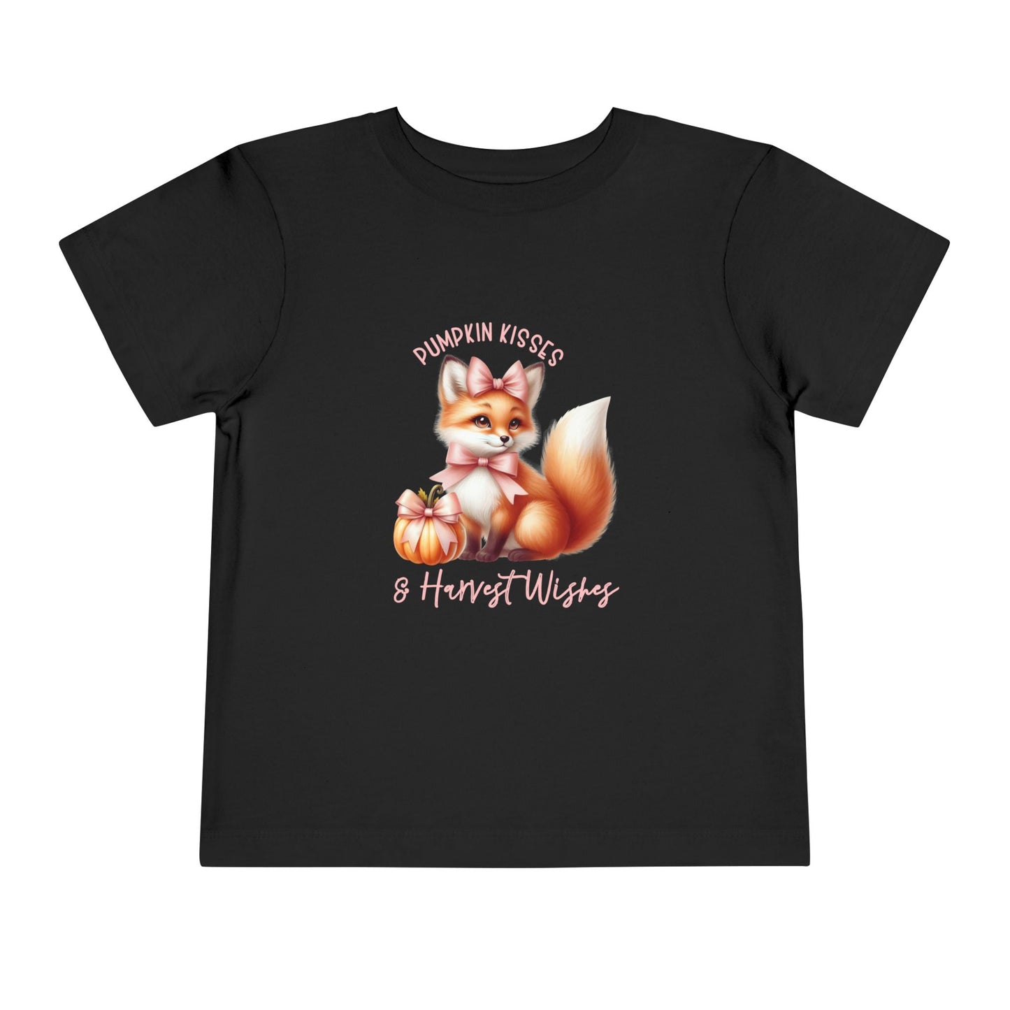 Pumpkin Kisses & Harvest Wishes Toddler T-Shirt