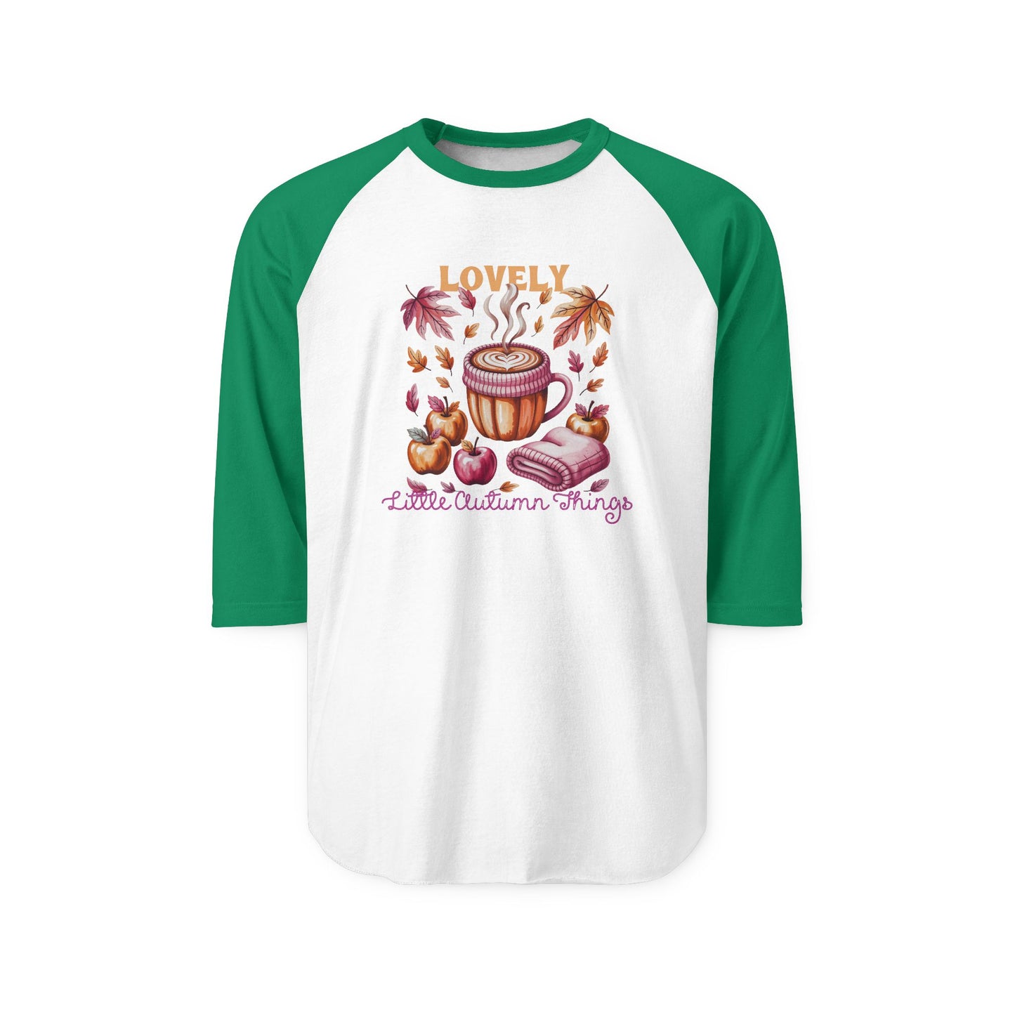 Lovely Little Autumn Things Baseball Tee