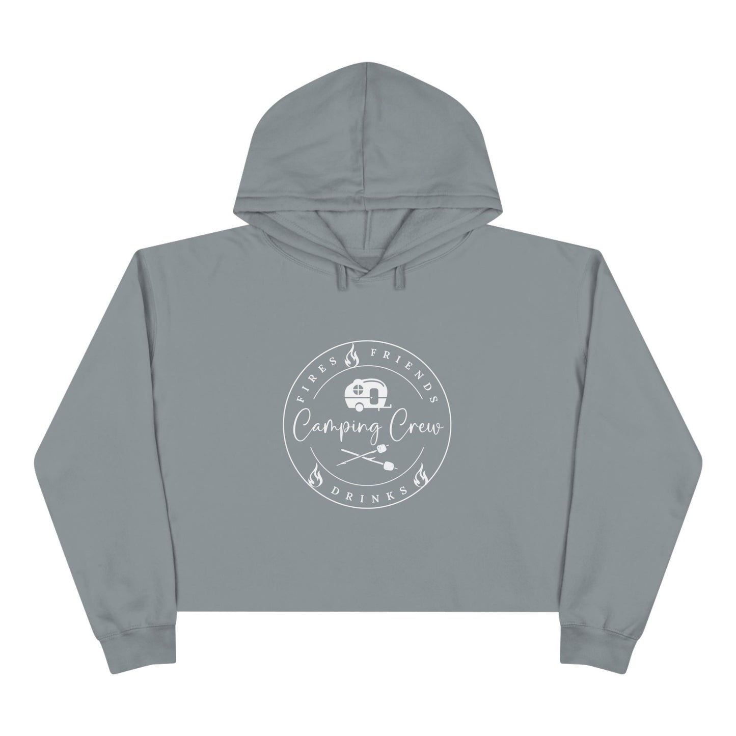 Camping Crew Crop Hoodie