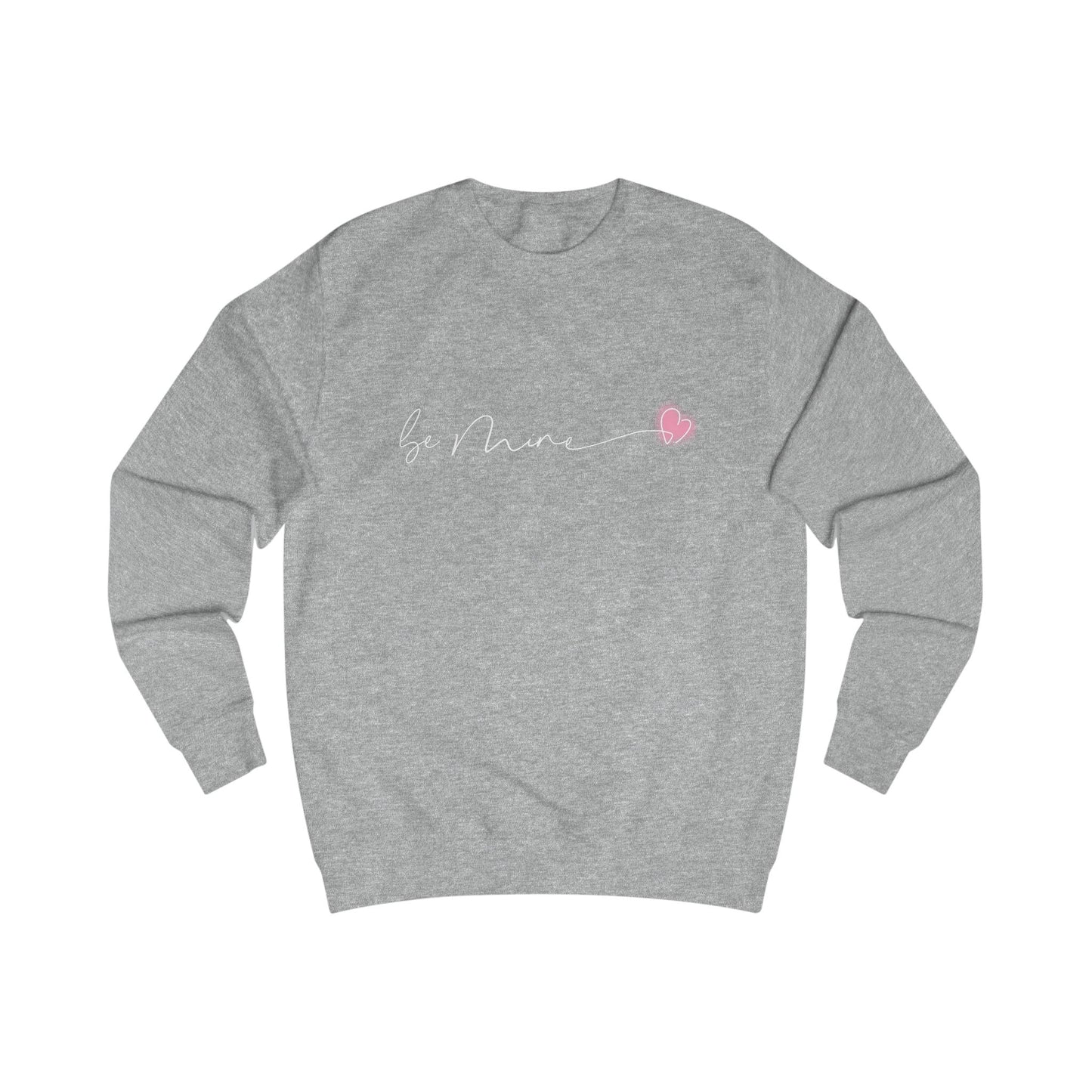 Be Mine Pink Heart Crewneck Sweatshirt