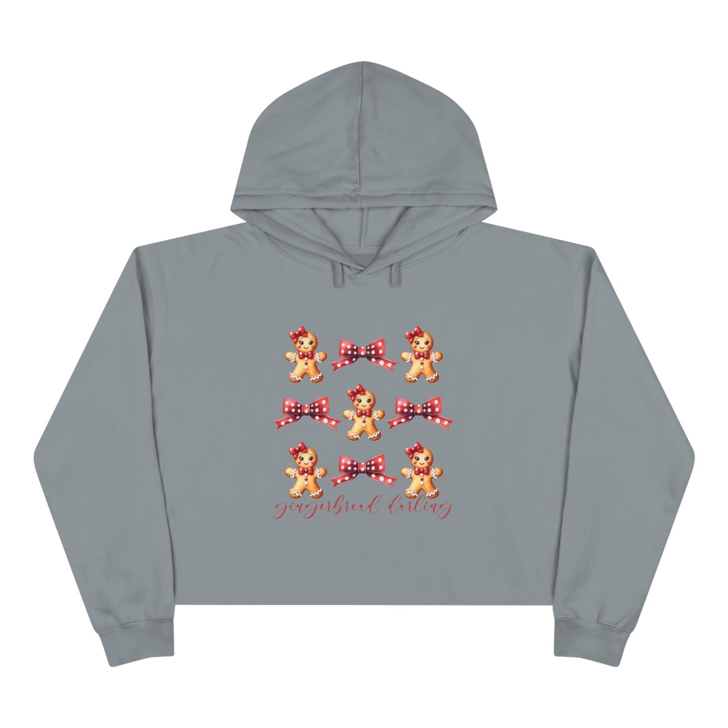 Gingerbread Darling Crop Hoodie