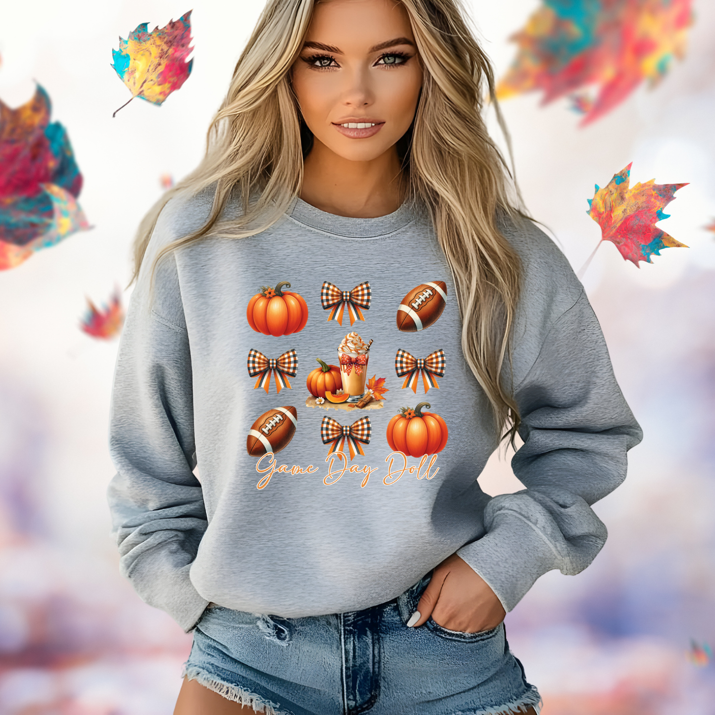 Game Day Doll Crewneck Sweatshirt