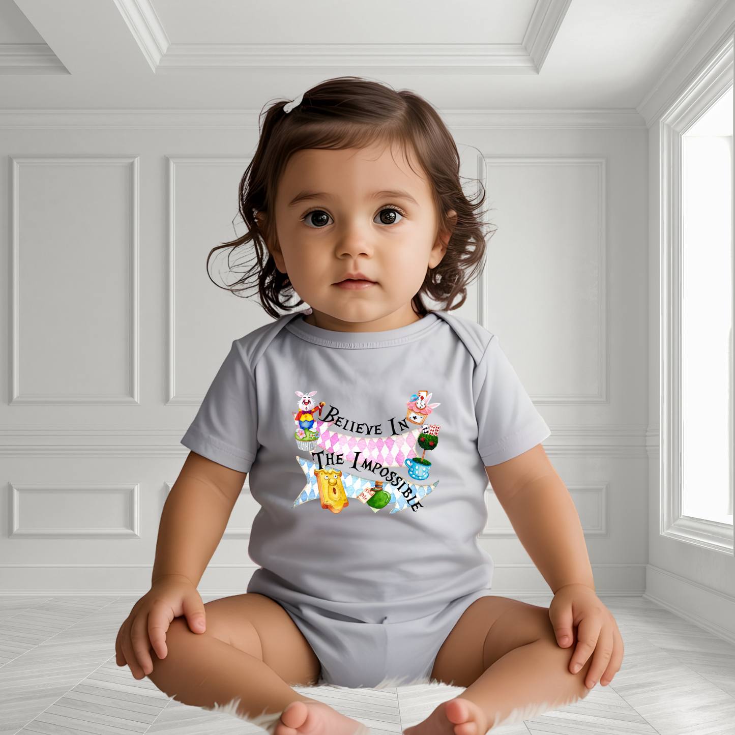 Believe In The Impossible Infant Short Sleeve Onesie