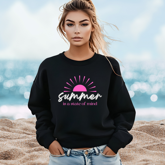 Summer Is A State Of Mind Crewneck Sweatshirt