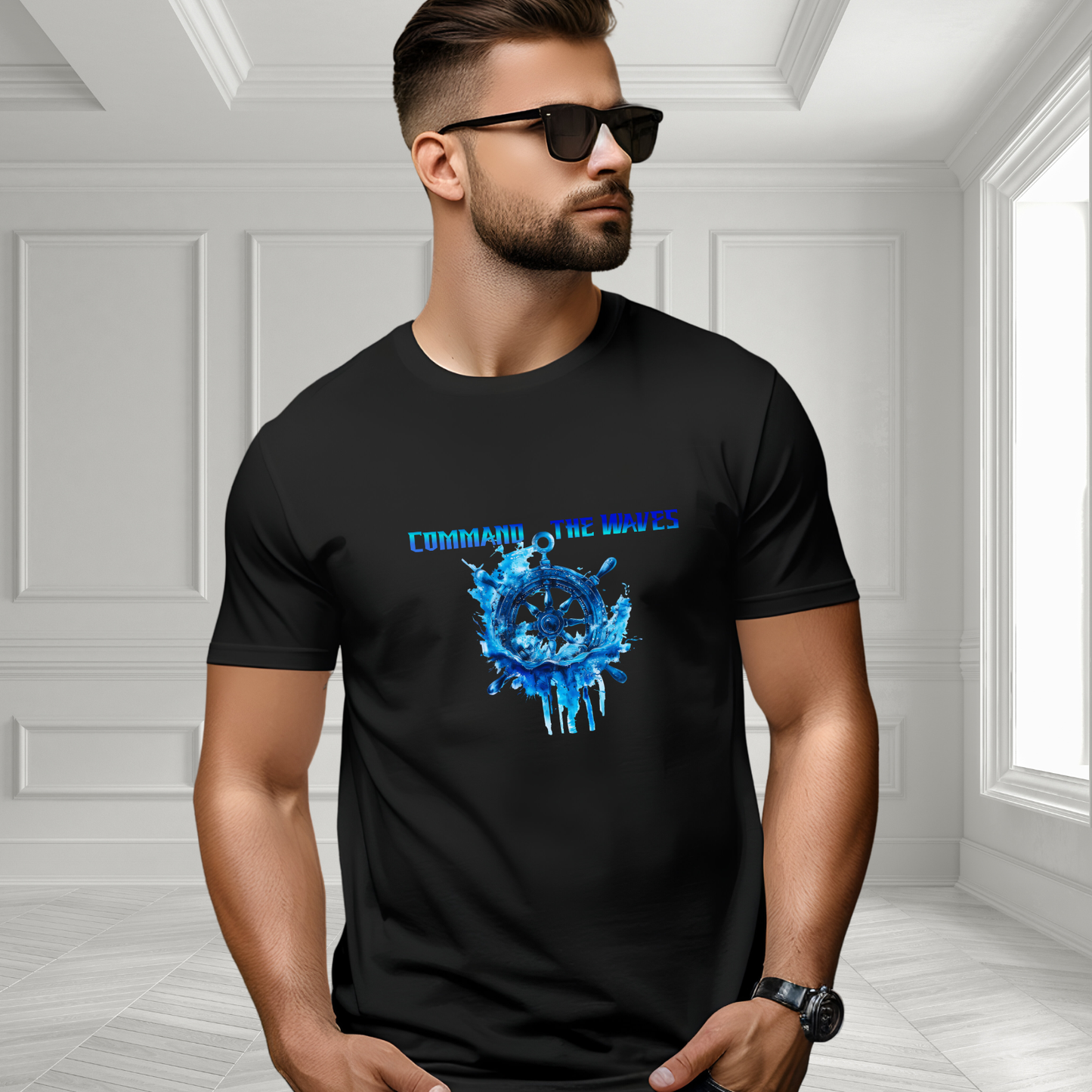 Command The Waves T-Shirt