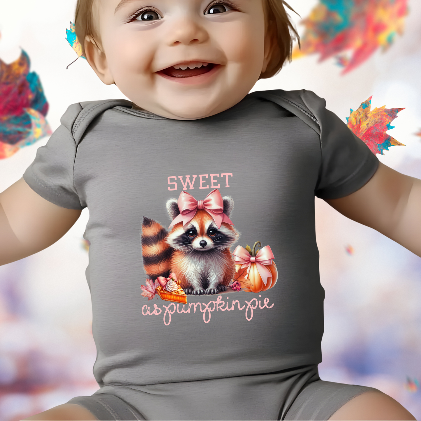 Sweet As Pumpkin Pie Infant Short Sleeve Onesie