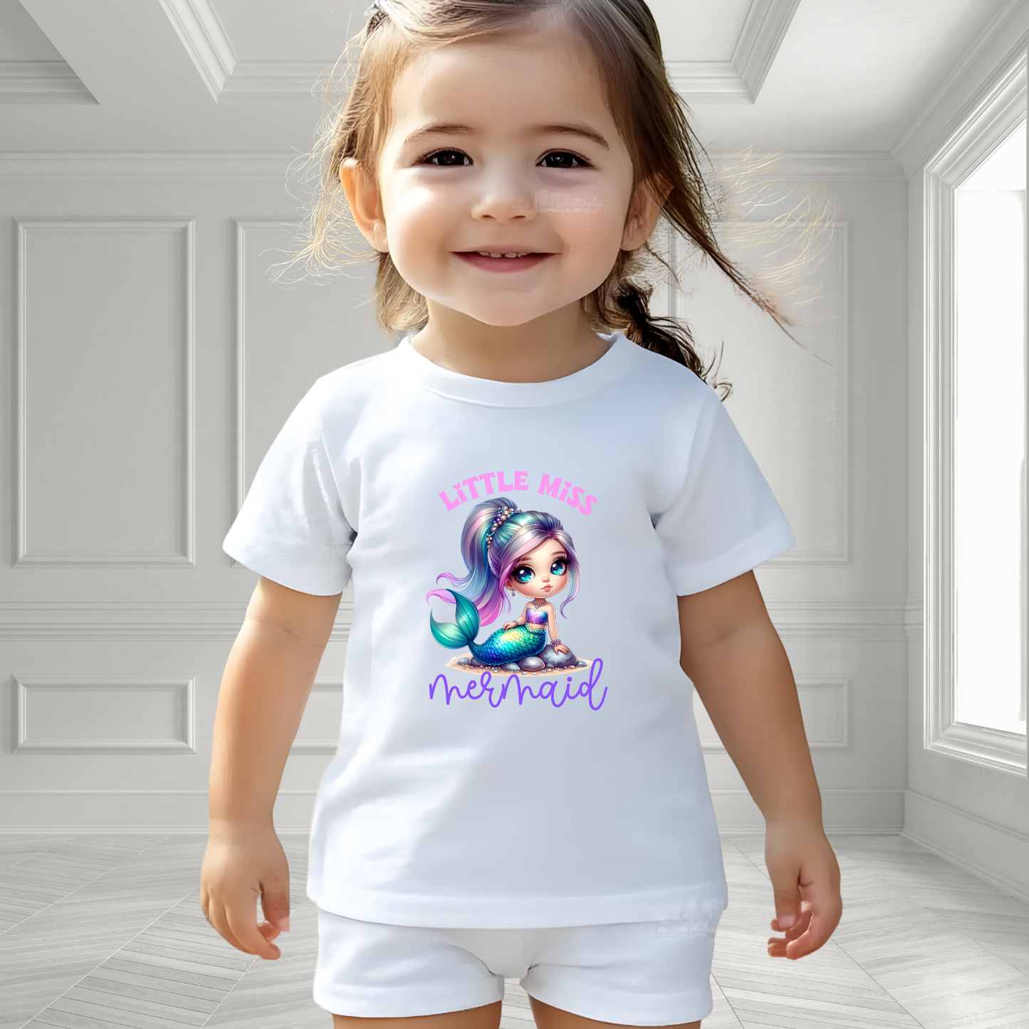 Little Miss Mermaid Toddler T-Shirt