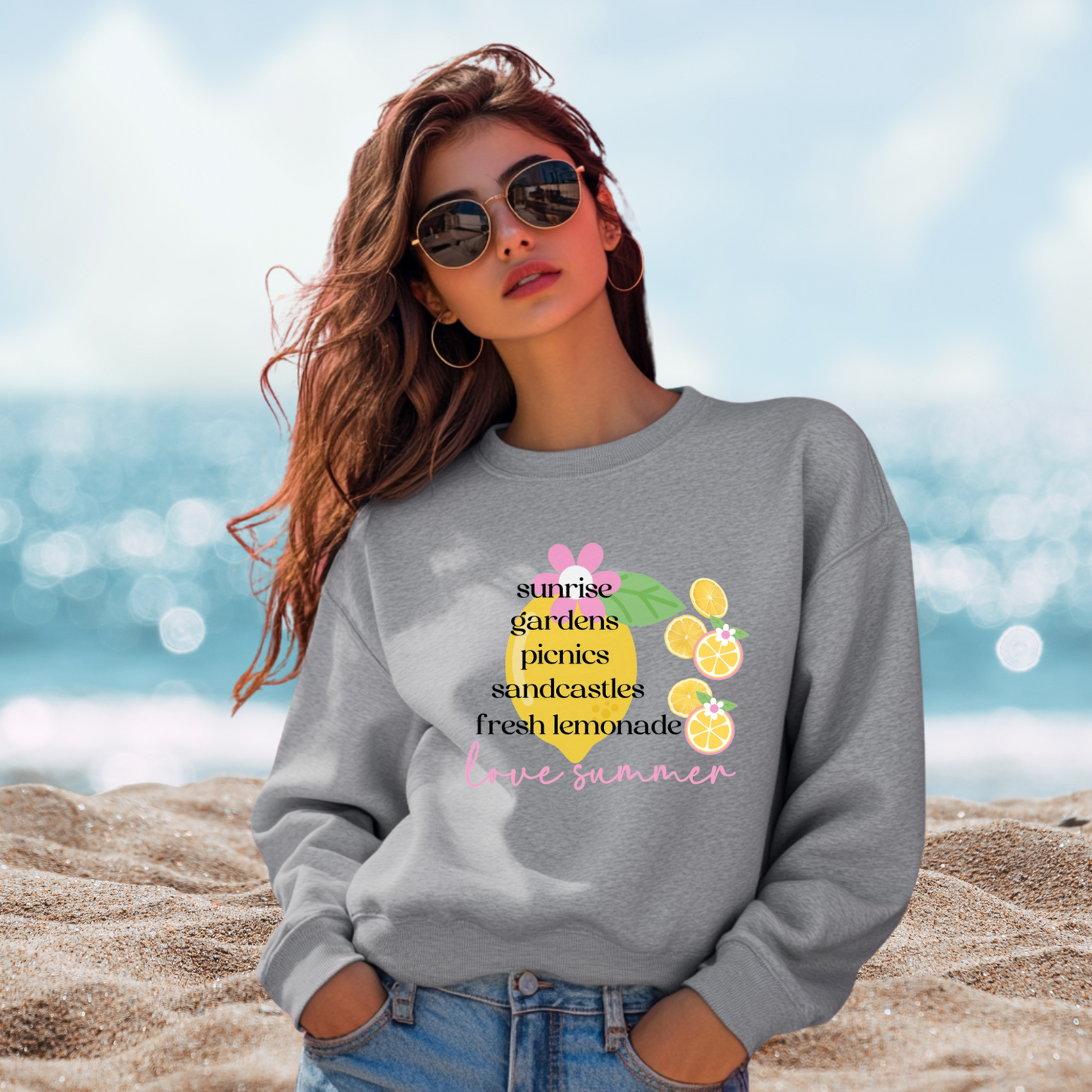 Love Summer Crewneck Sweatshirt