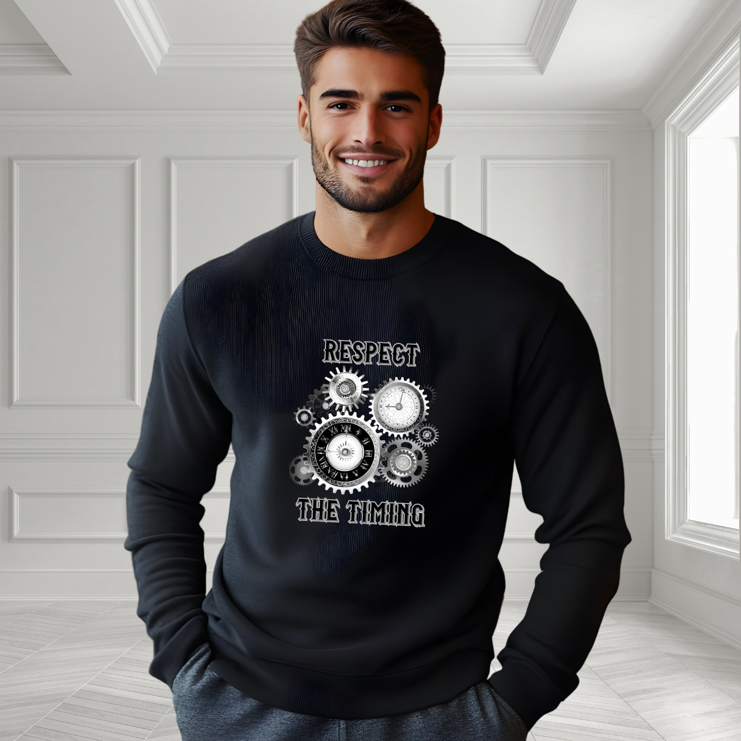 Respect The Timing Crewneck Sweatshirt