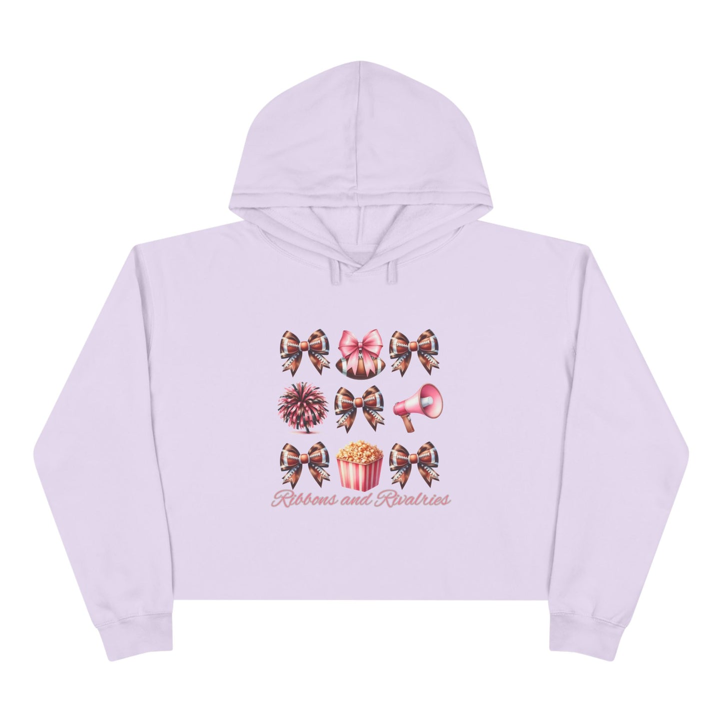 Ribbons & Rivalries Crop Hoodie