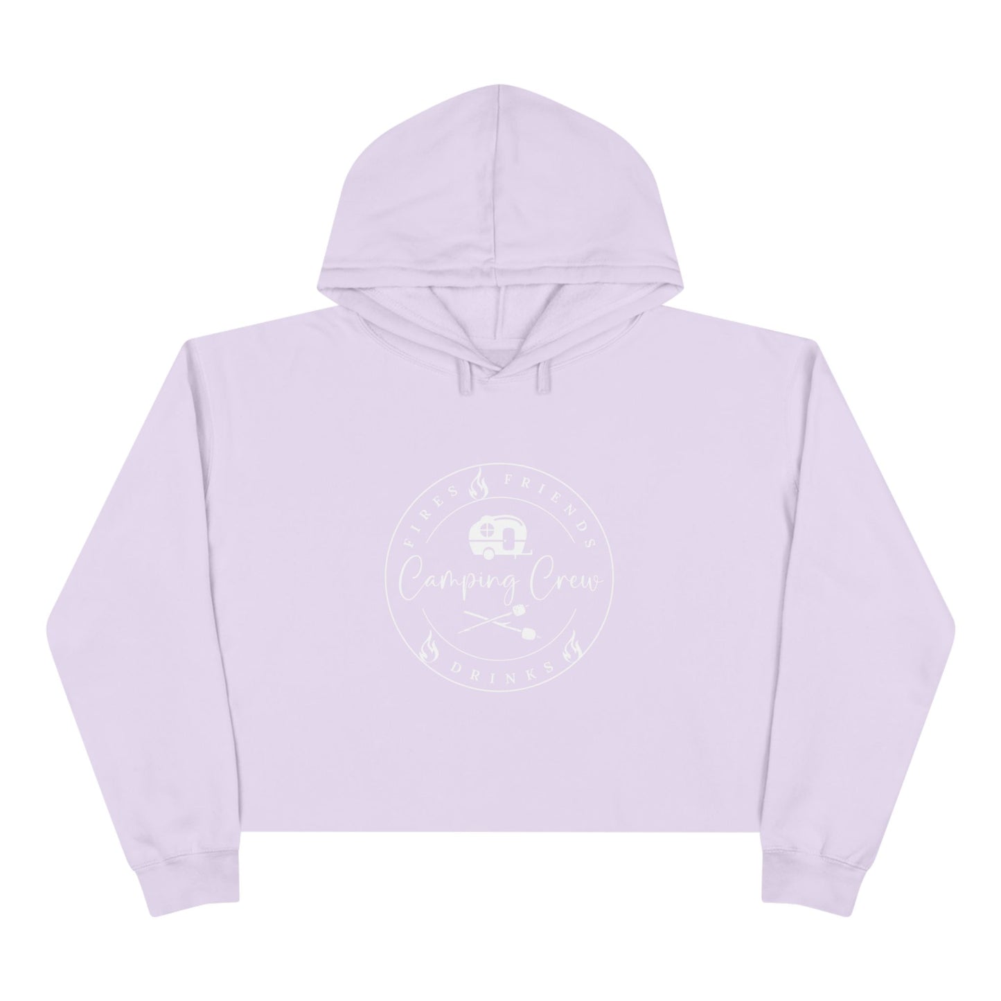 Camping Crew Crop Hoodie