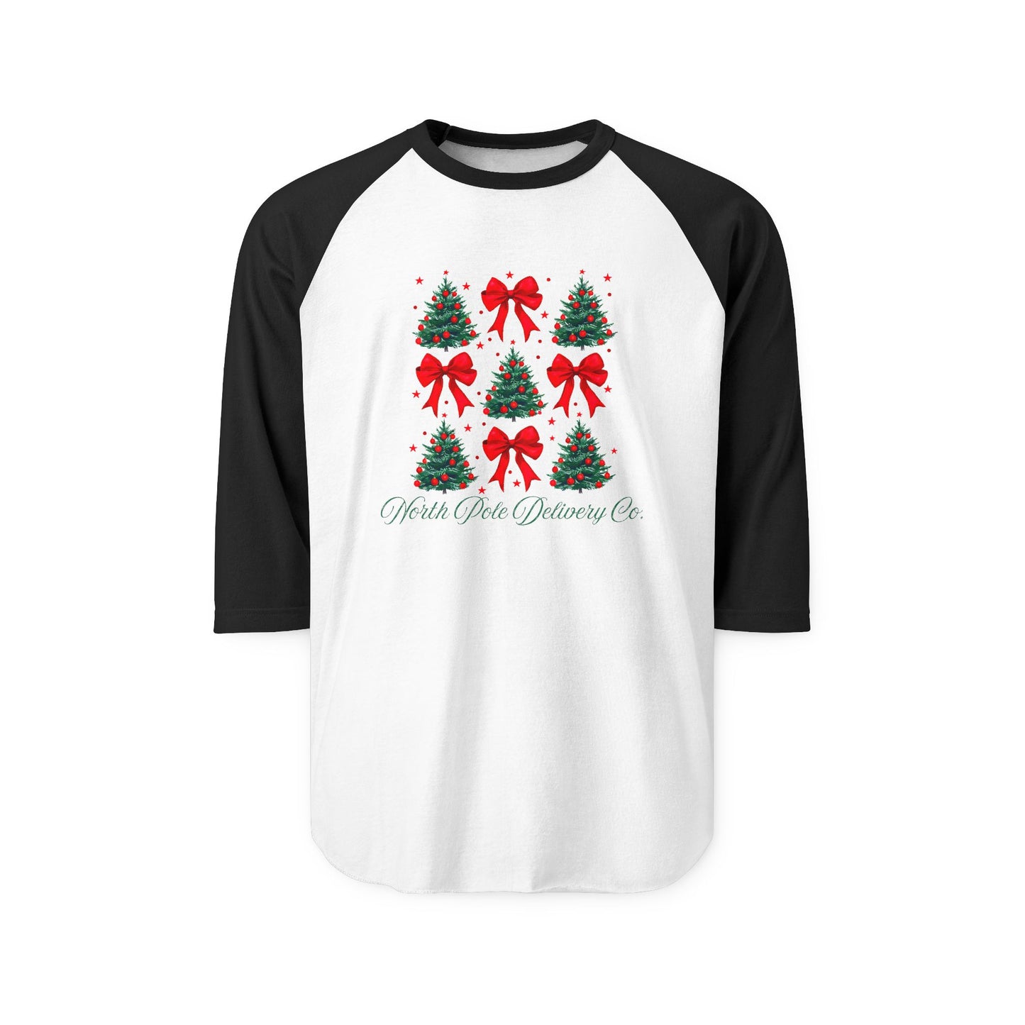 North Pole Delivery Co. Baseball Tee