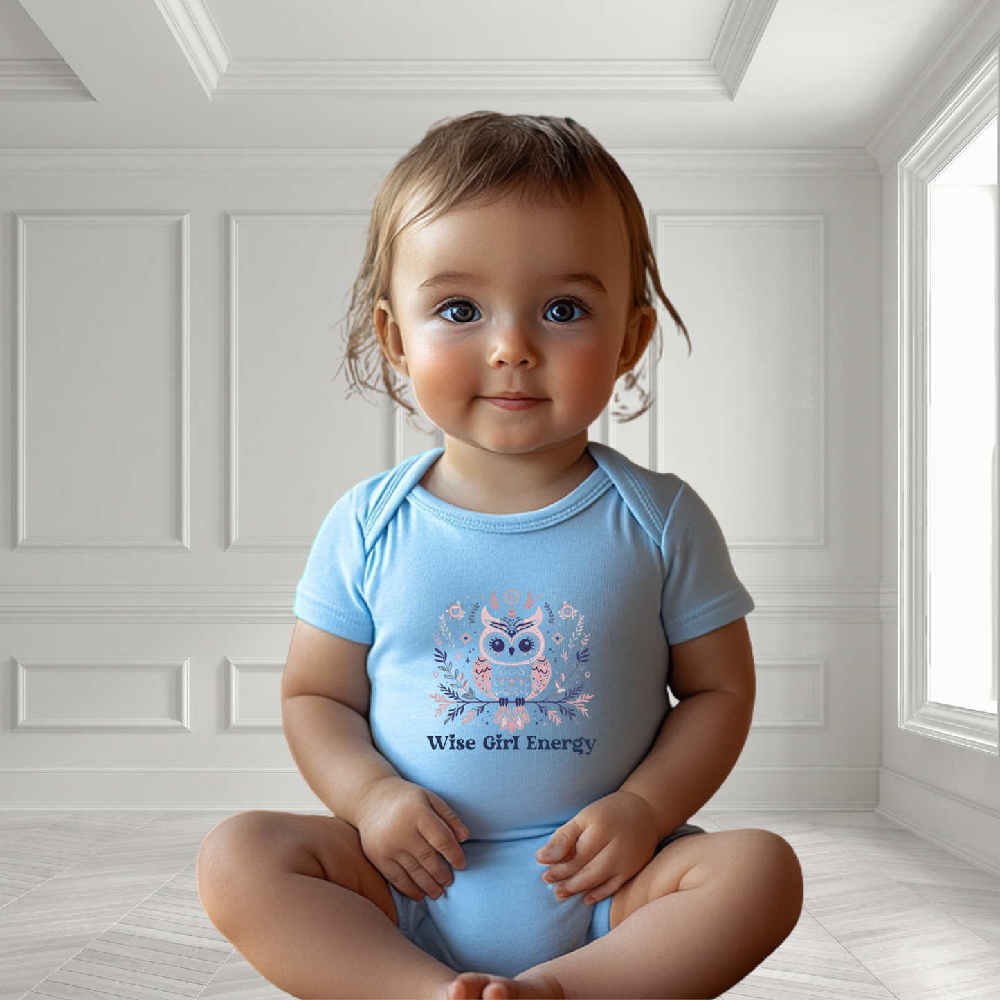 Wise Girl Energy Infant Short Sleeve Onesie