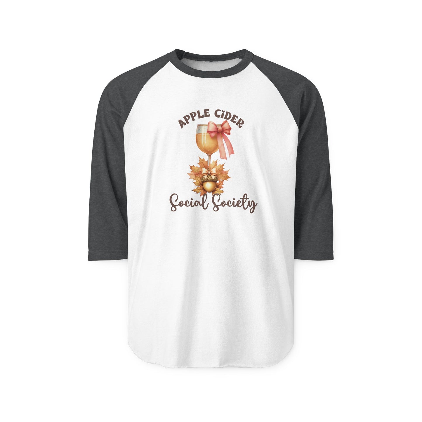 Apple Cider Social Society Baseball Tee
