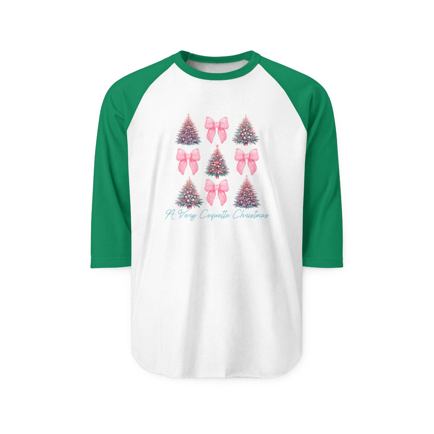 A Very Coquette Christmas Baseball Tee