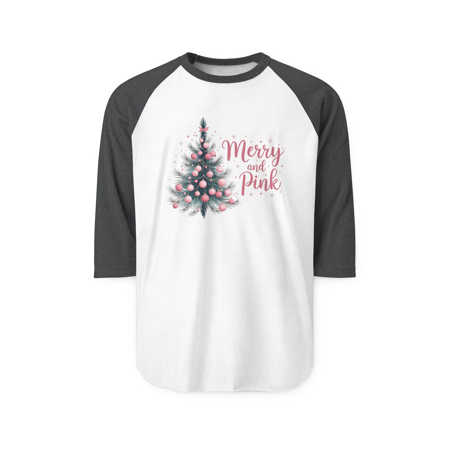 Merry And Pink Baseball Tee