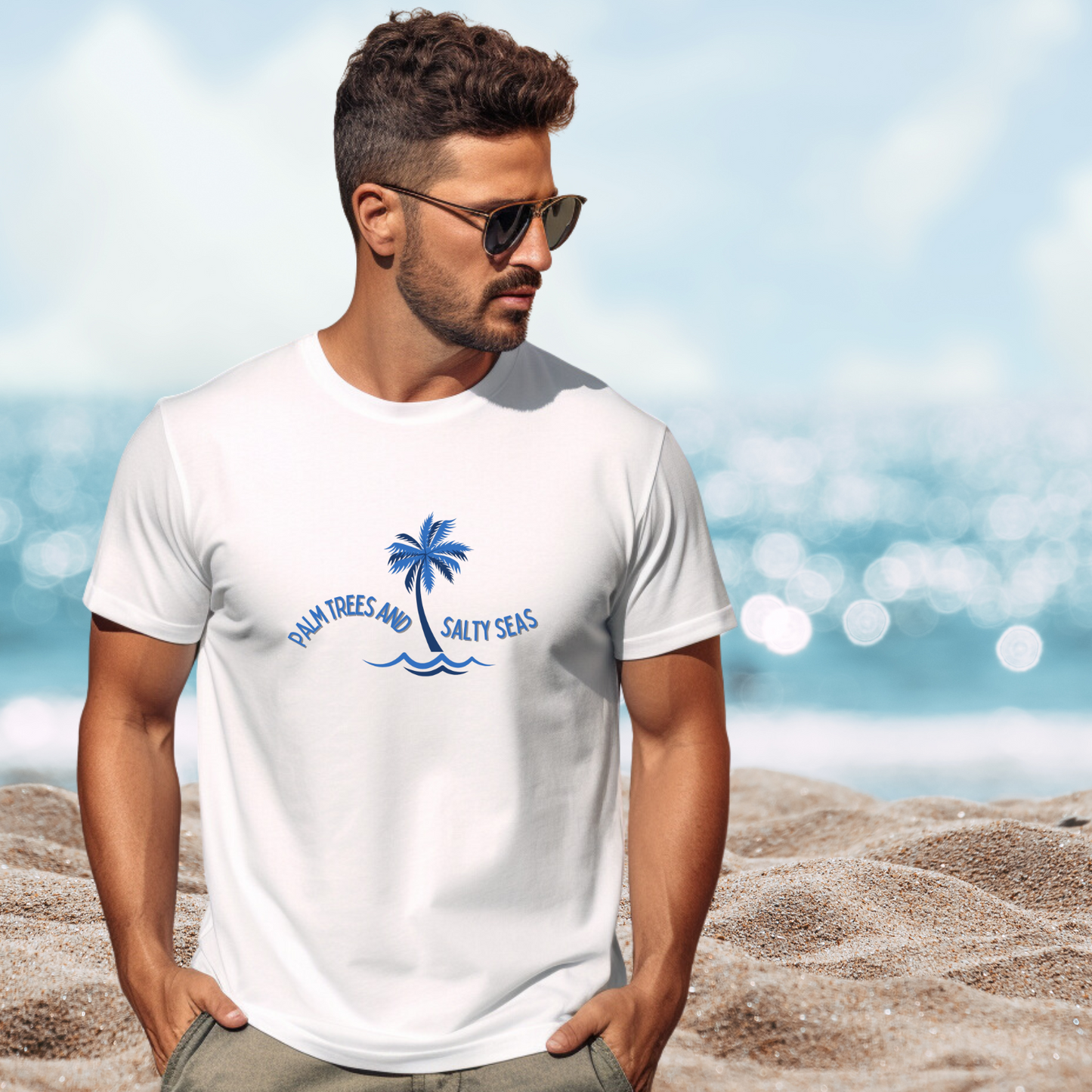 Palm Trees and Salty Seas T-Shirt