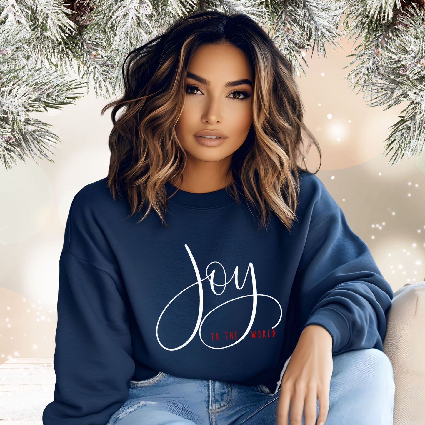 Joy To The World Crewneck Sweatshirt