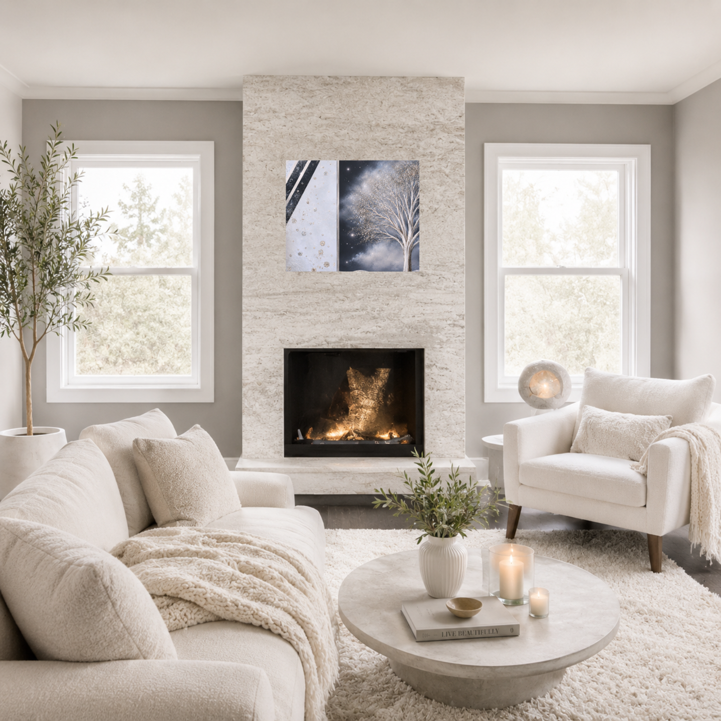 Gracefully Grounded Canvas Wall Art