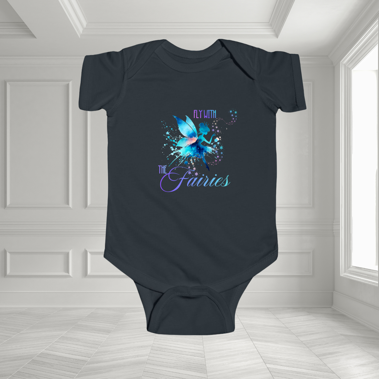 Fly With The Fairies Infant Short Sleeve Onesie