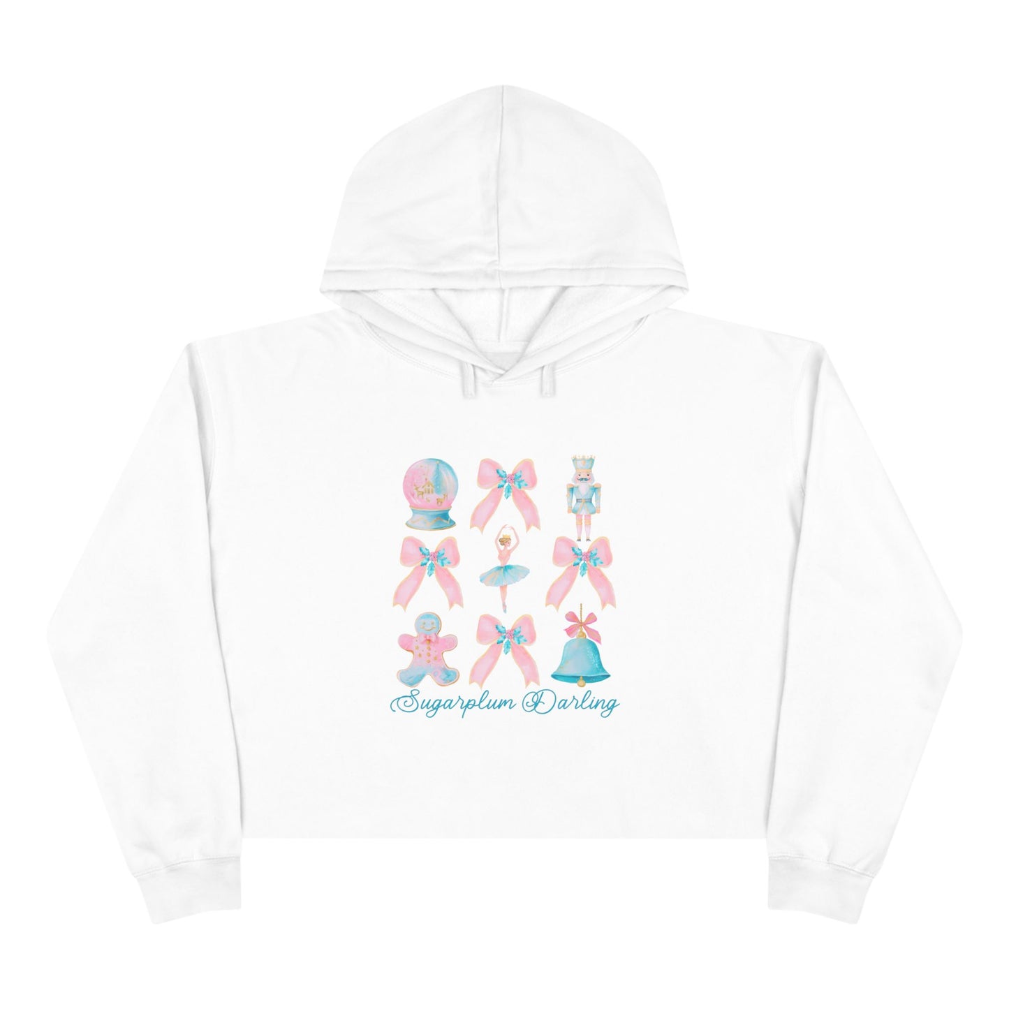 Sugarplum Darling Crop Hoodie