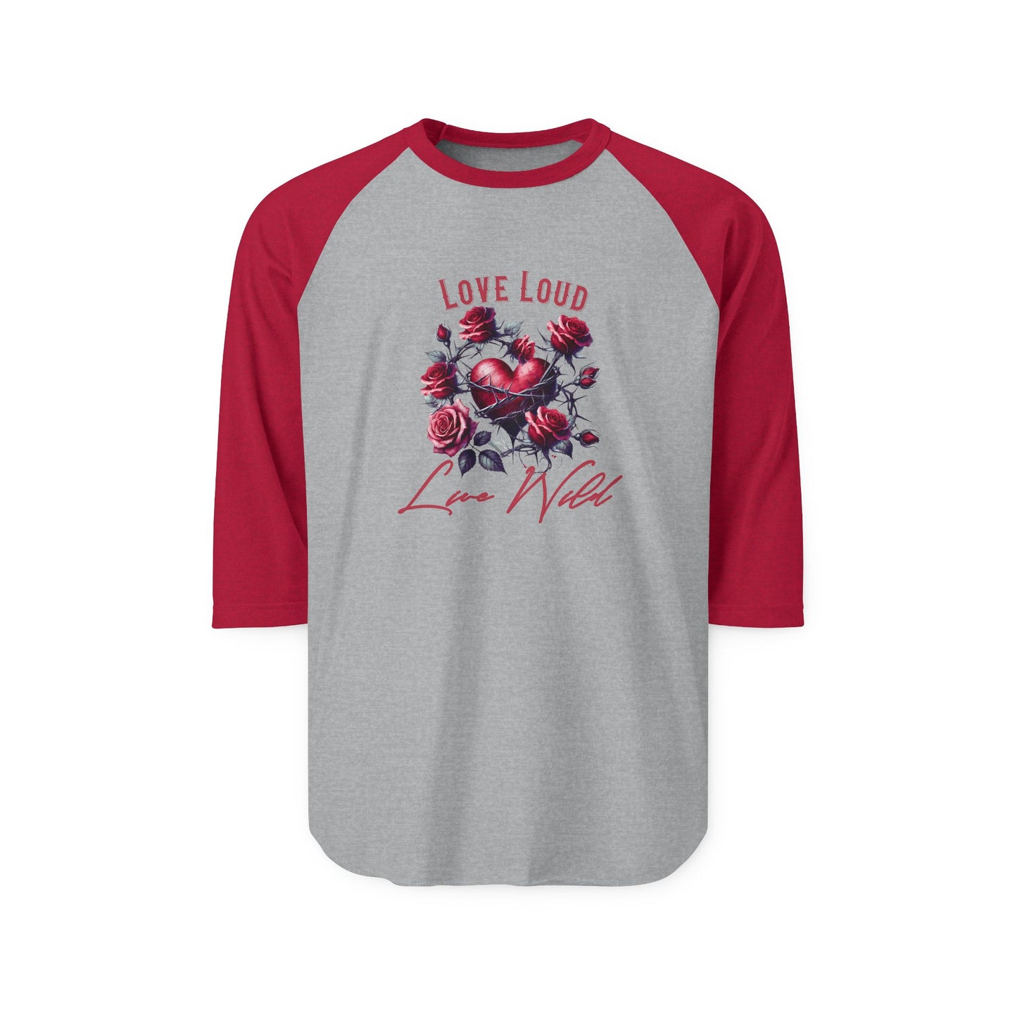 Love Loud Live Wild Baseball Tee