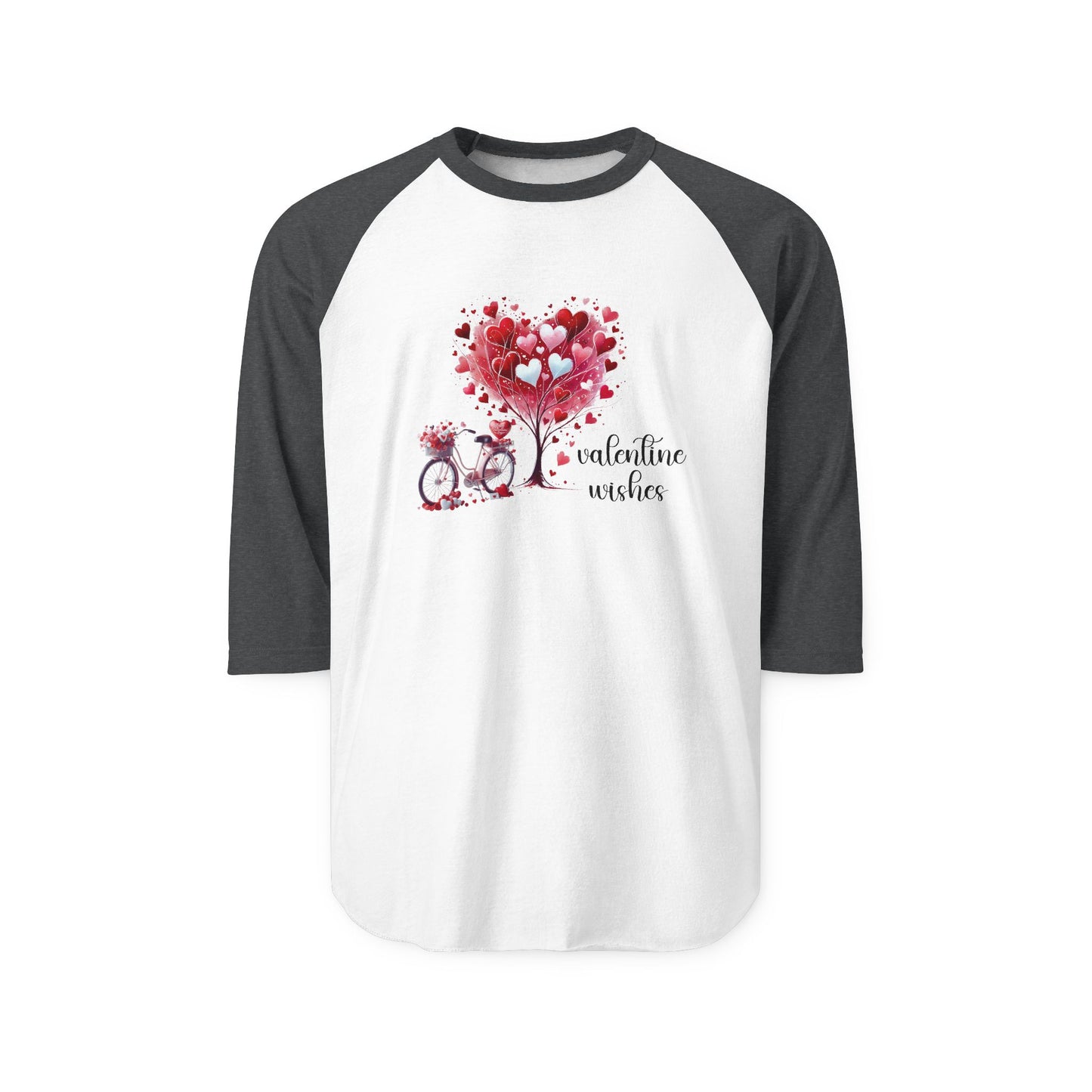 Valentine Wishes Baseball Tee