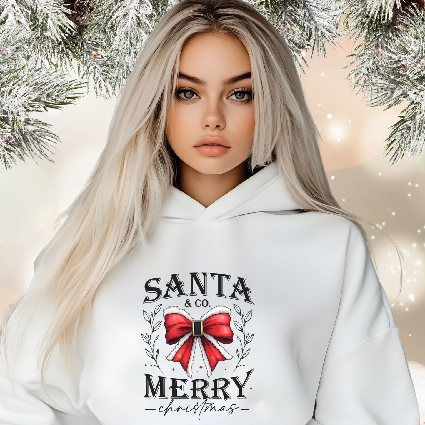 Santa & Co. Crop Hoodie