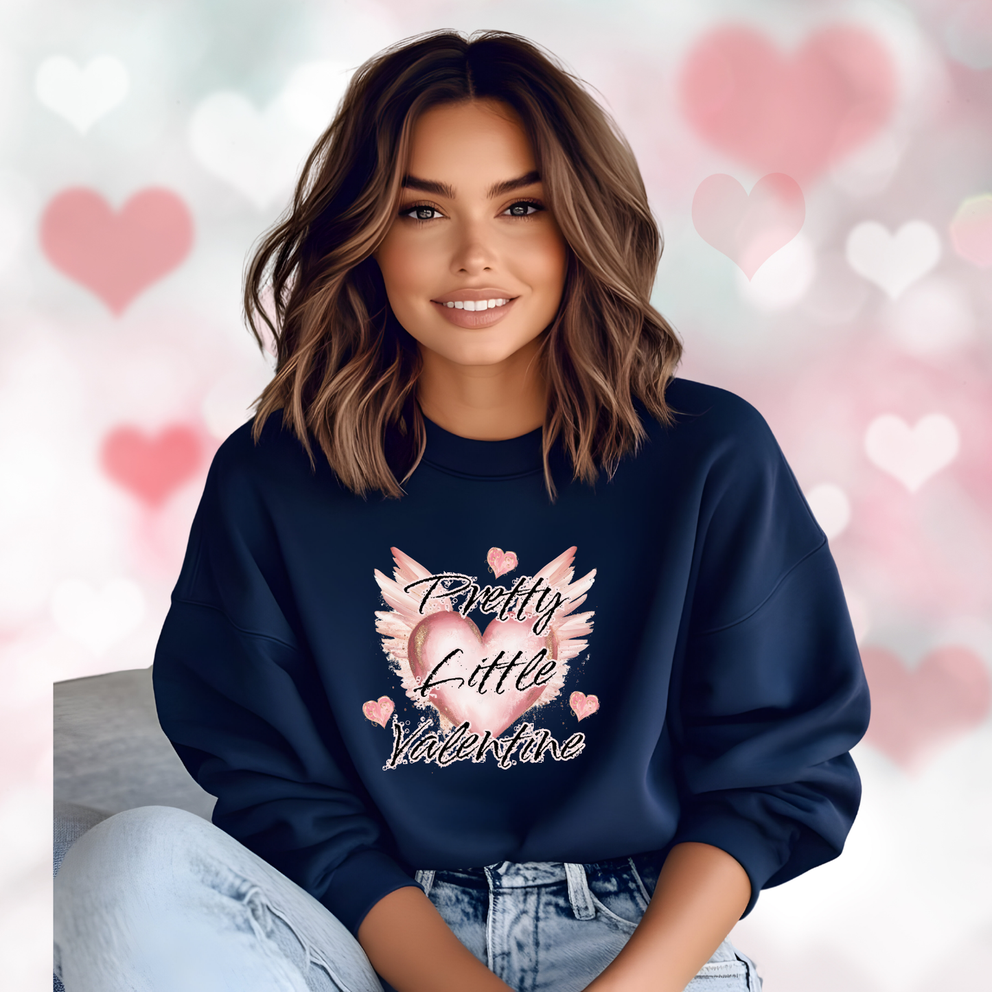 Pretty Little Valentine Crewneck Sweatshirt