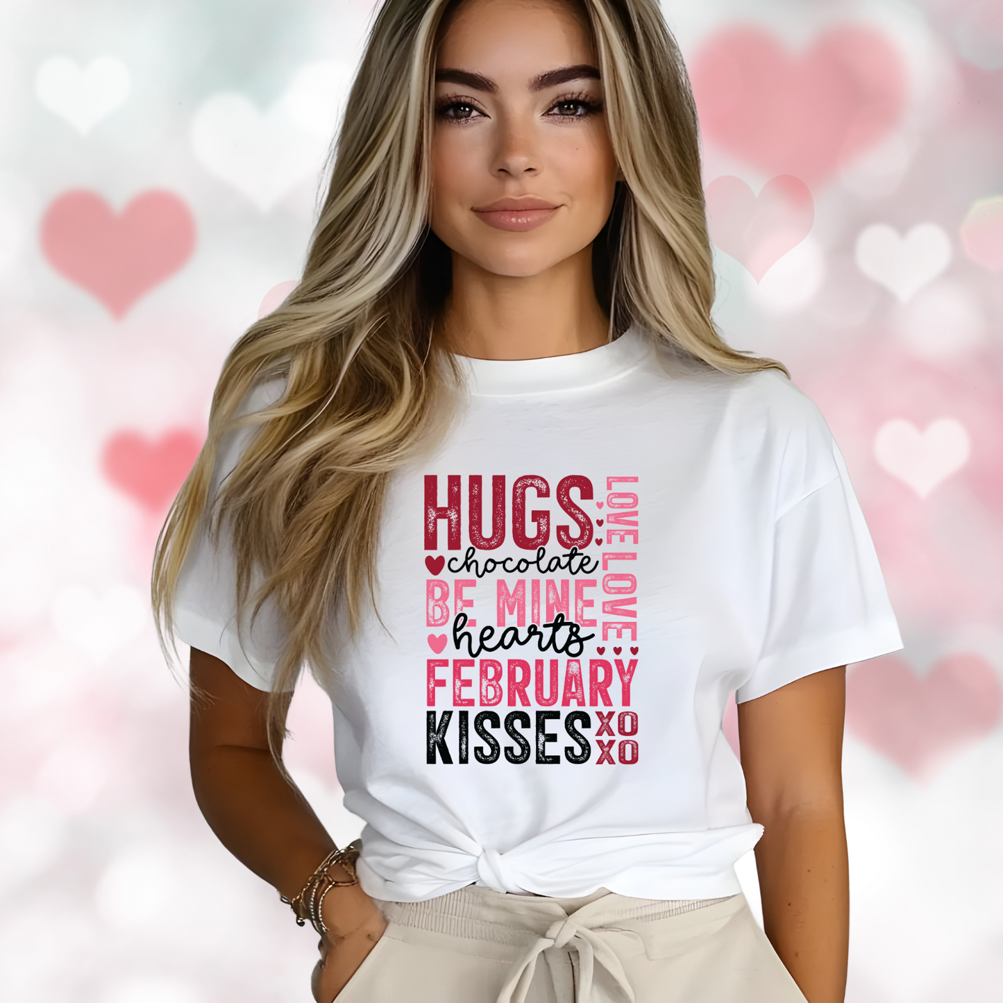 Valentine Typography T‑Shirt