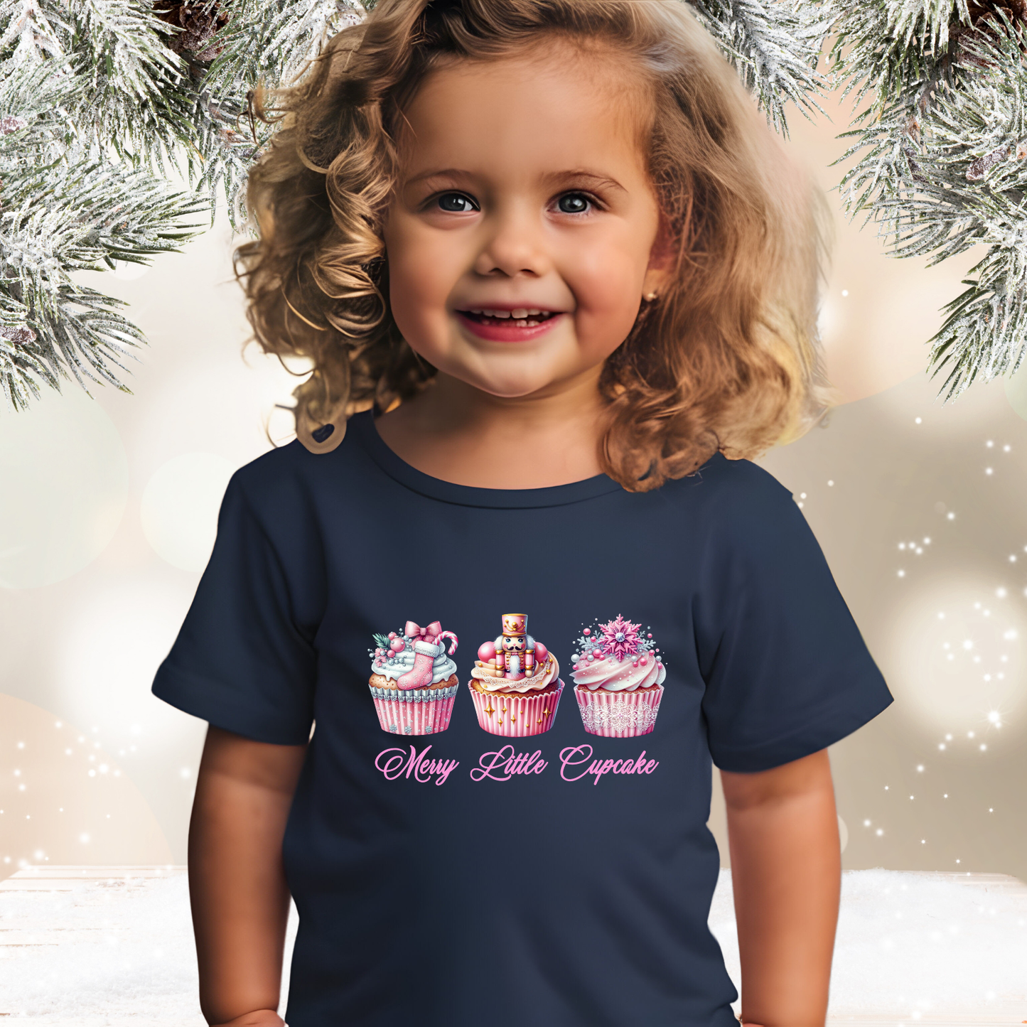Merry Little Cupcake Toddler T-Shirt