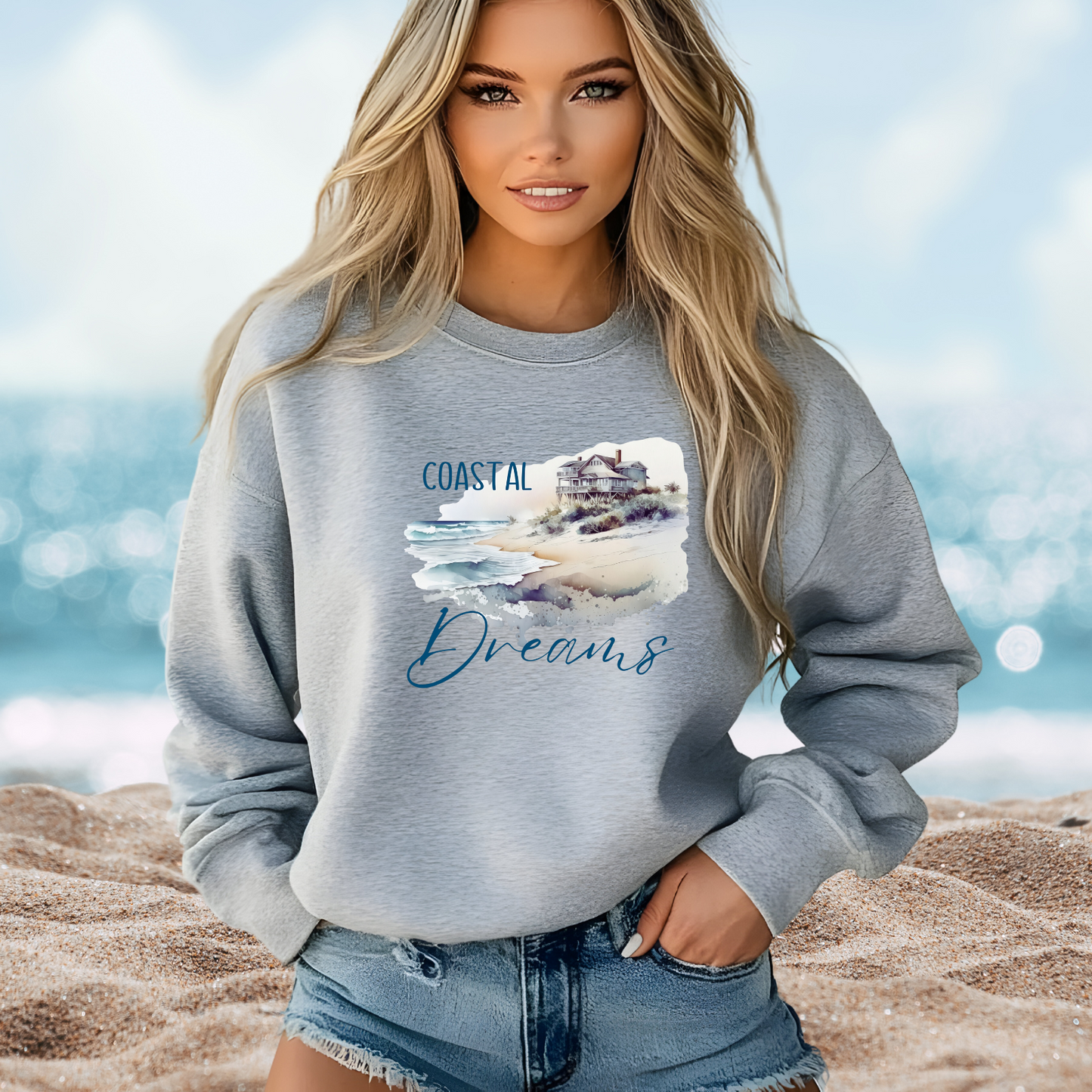 Coastal Dreams Crewneck Sweatshirt