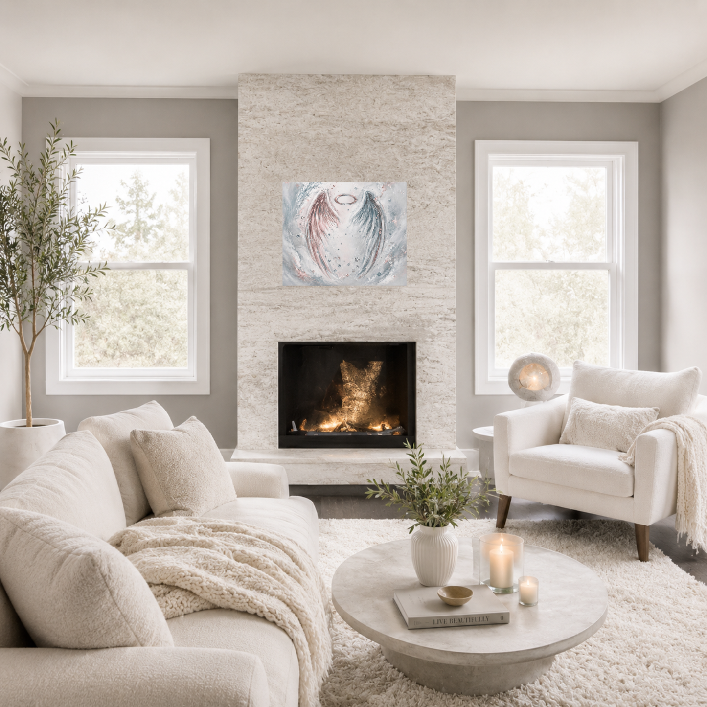 Halo of Hope Canvas Wall Art