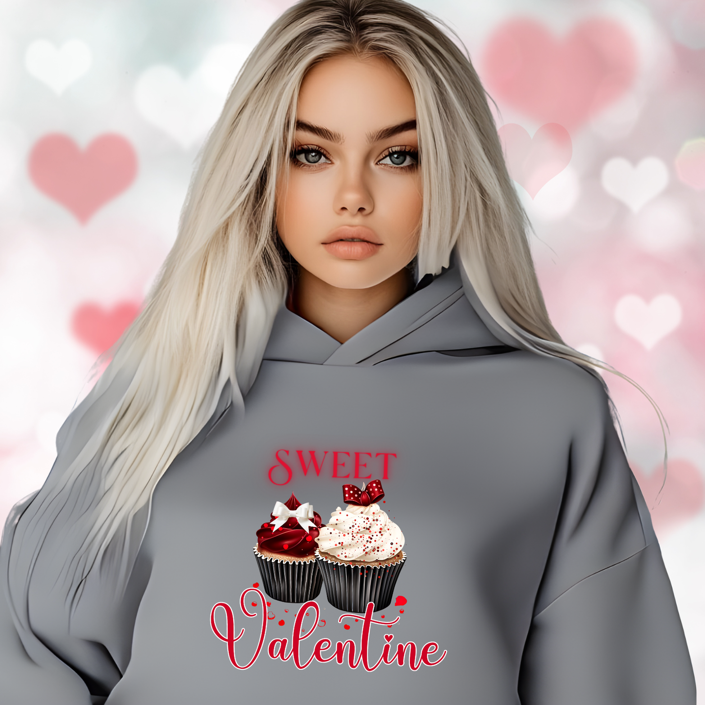 Sweet Valentine Crop Hoodie