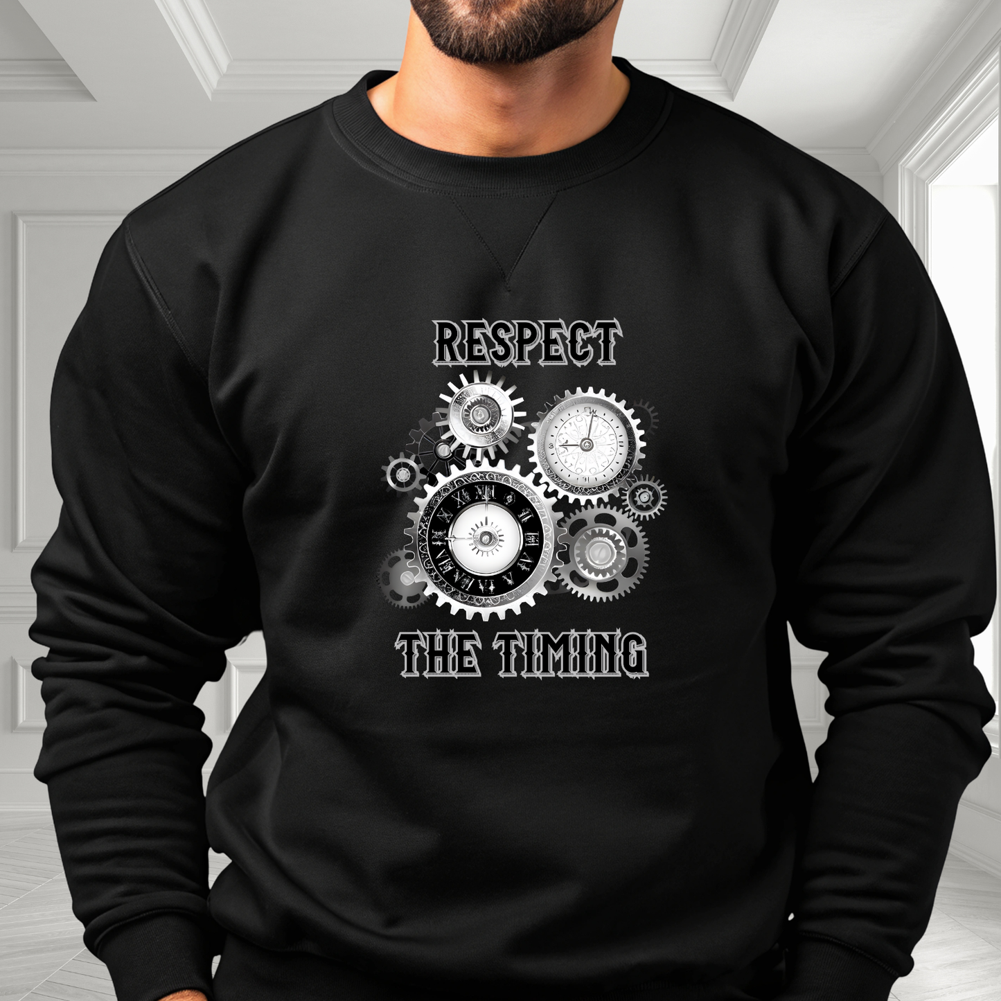 Respect The Timing Crewneck Sweatshirt